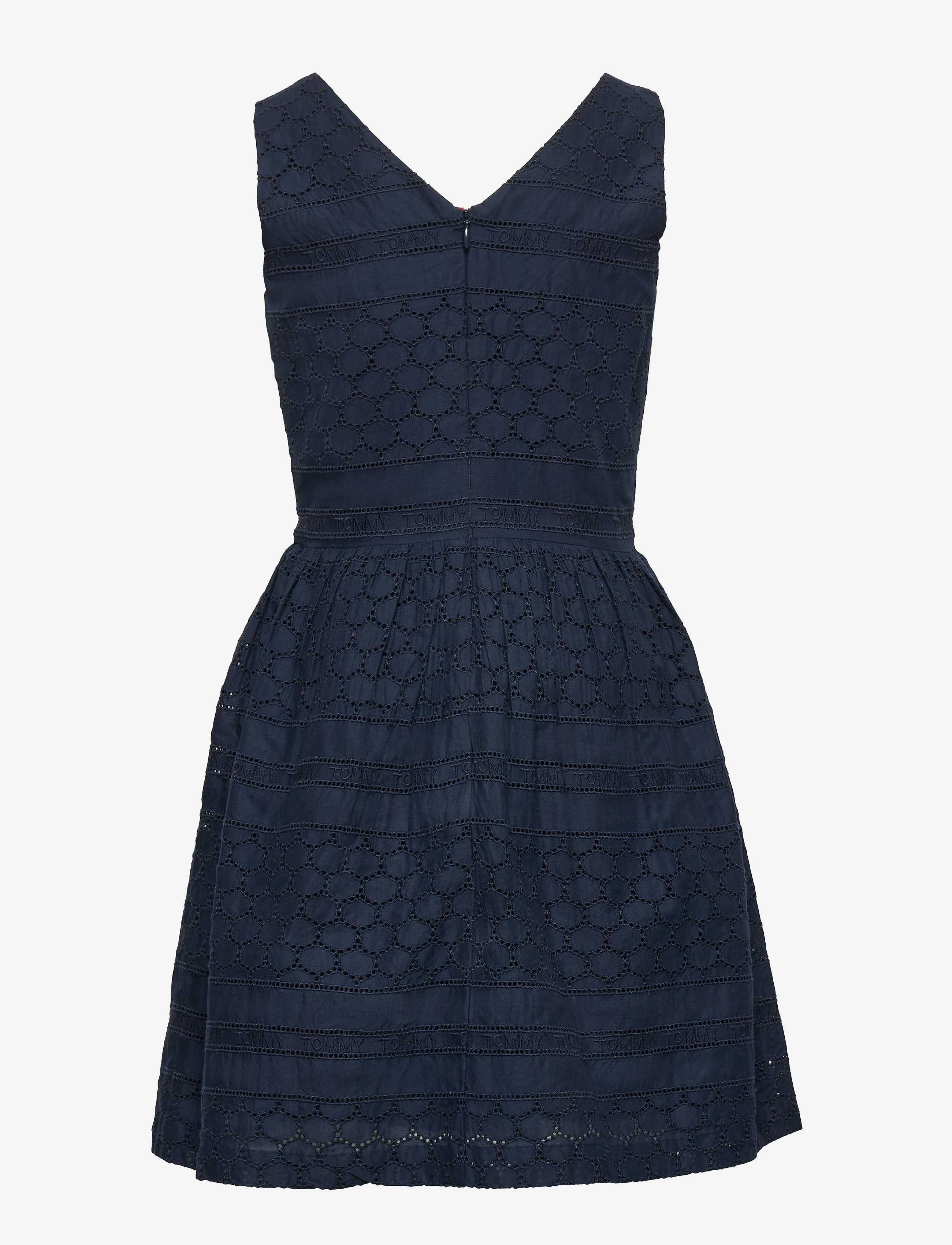 Tommy Hilfiger - BRODERIE ANGLAISE DRESS SLVLS - twilight navy - 1