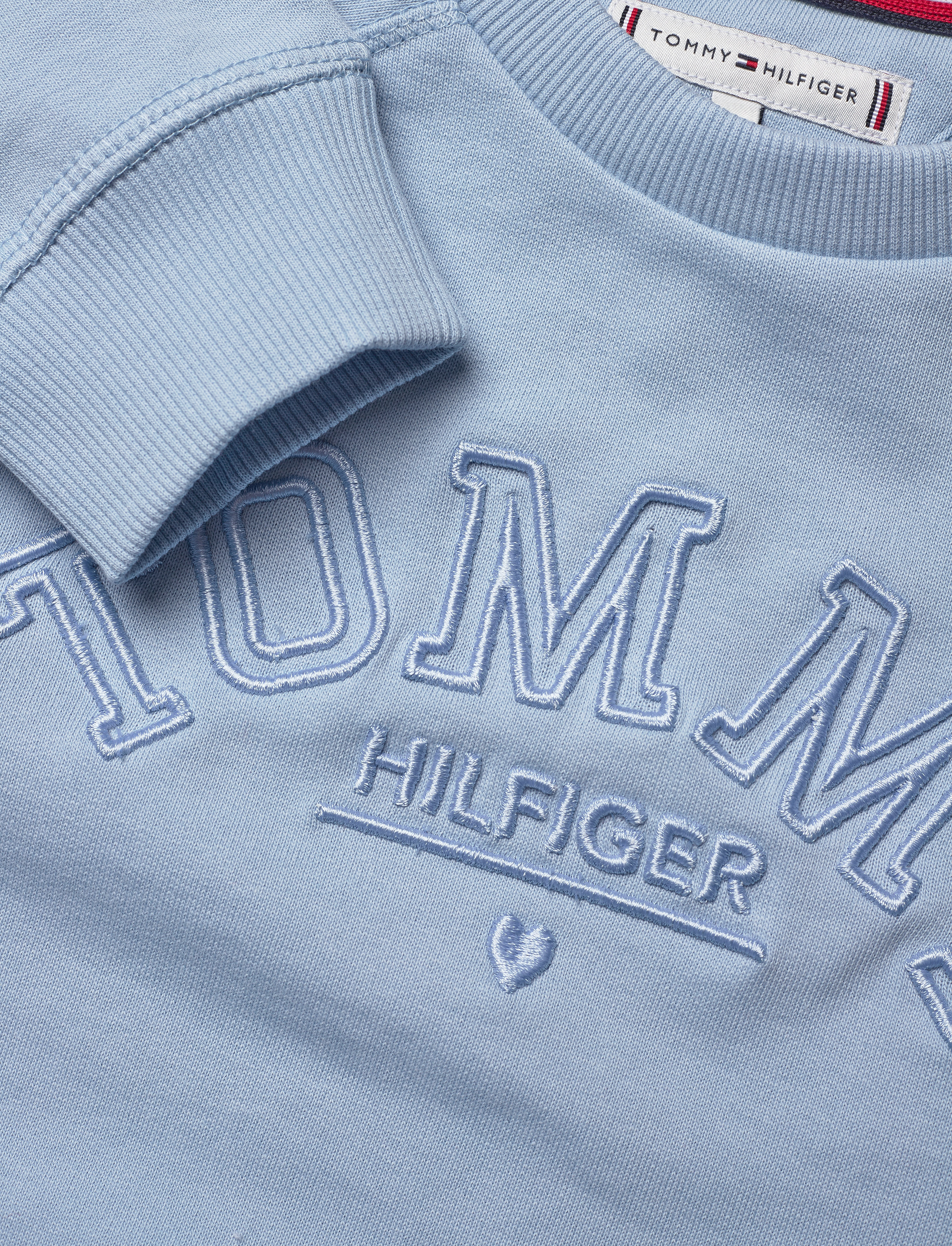Tommy Hilfiger - TONAL EMBROIDERED GRAPHIC CREW - calm blue - 2