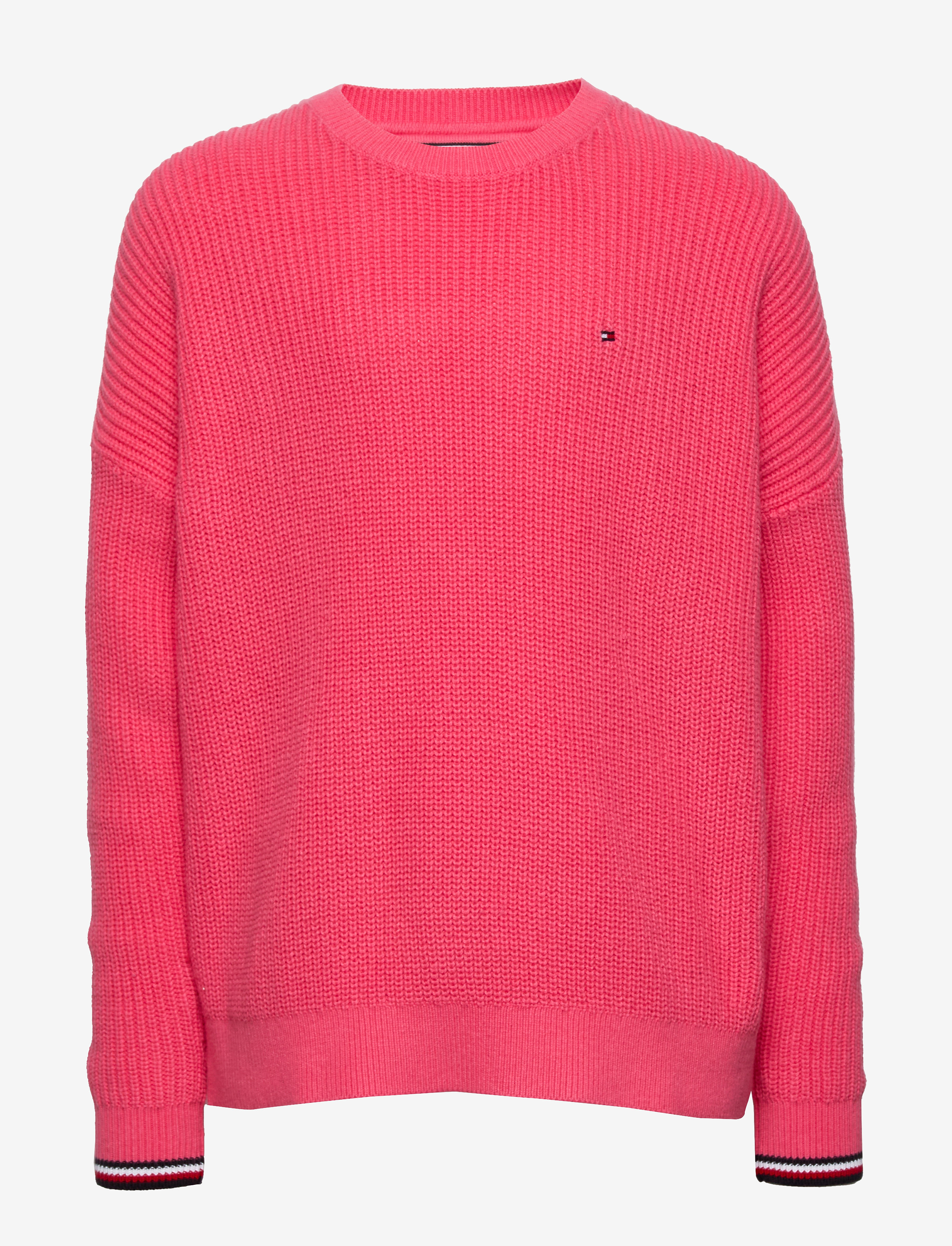 Tommy Hilfiger - ESSENTIAL TOMMY SWEATER - glamour pink - 0