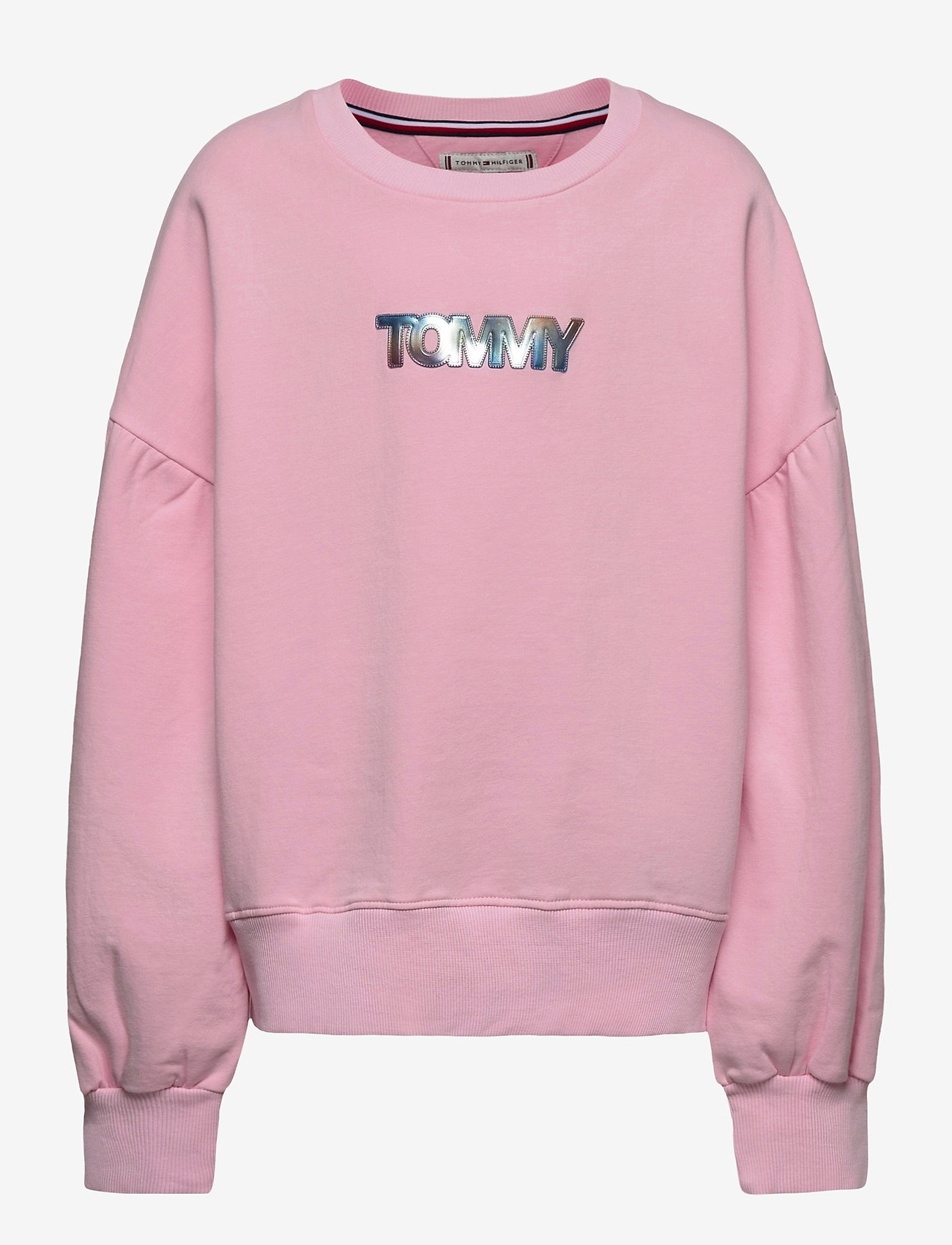 Tommy Hilfiger - IRIDESCENT BADGE CREW SWEATSHIRT - romantic pink - 0