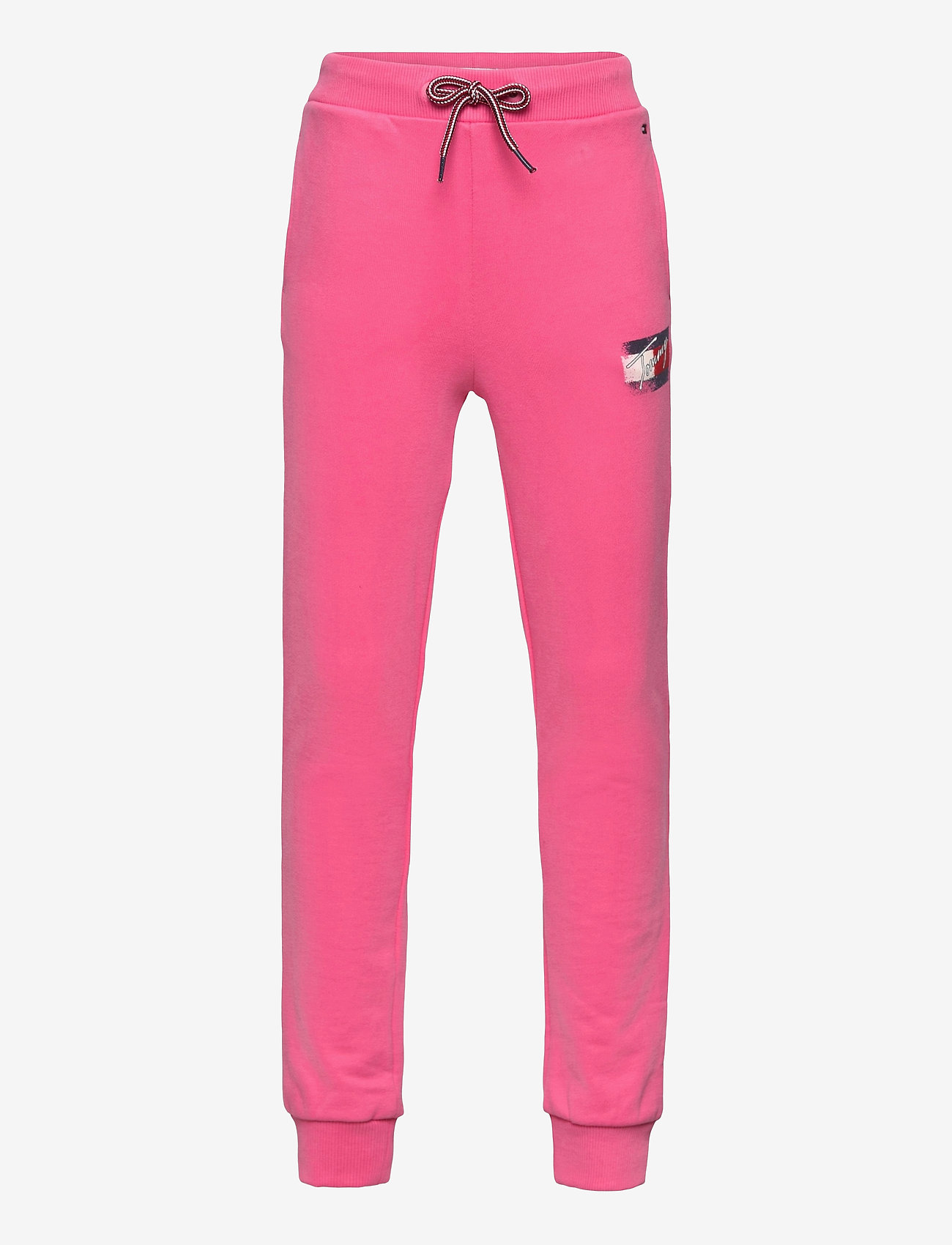 Tommy Hilfiger - FLAG PRINT SWEATPANTS - exotic pink - 0