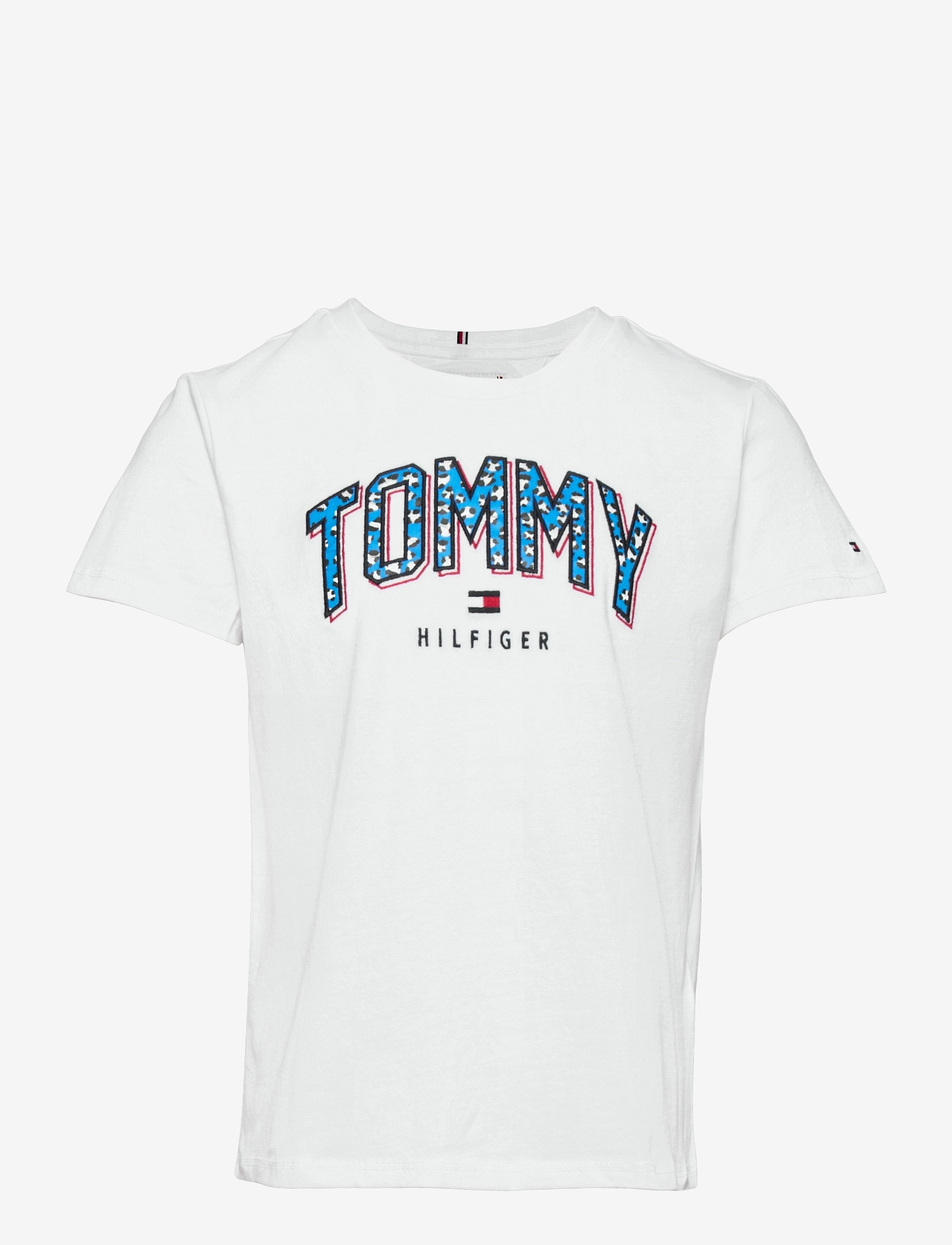 Tommy Hilfiger - SATIN PRINT TEE S/S - white - 0