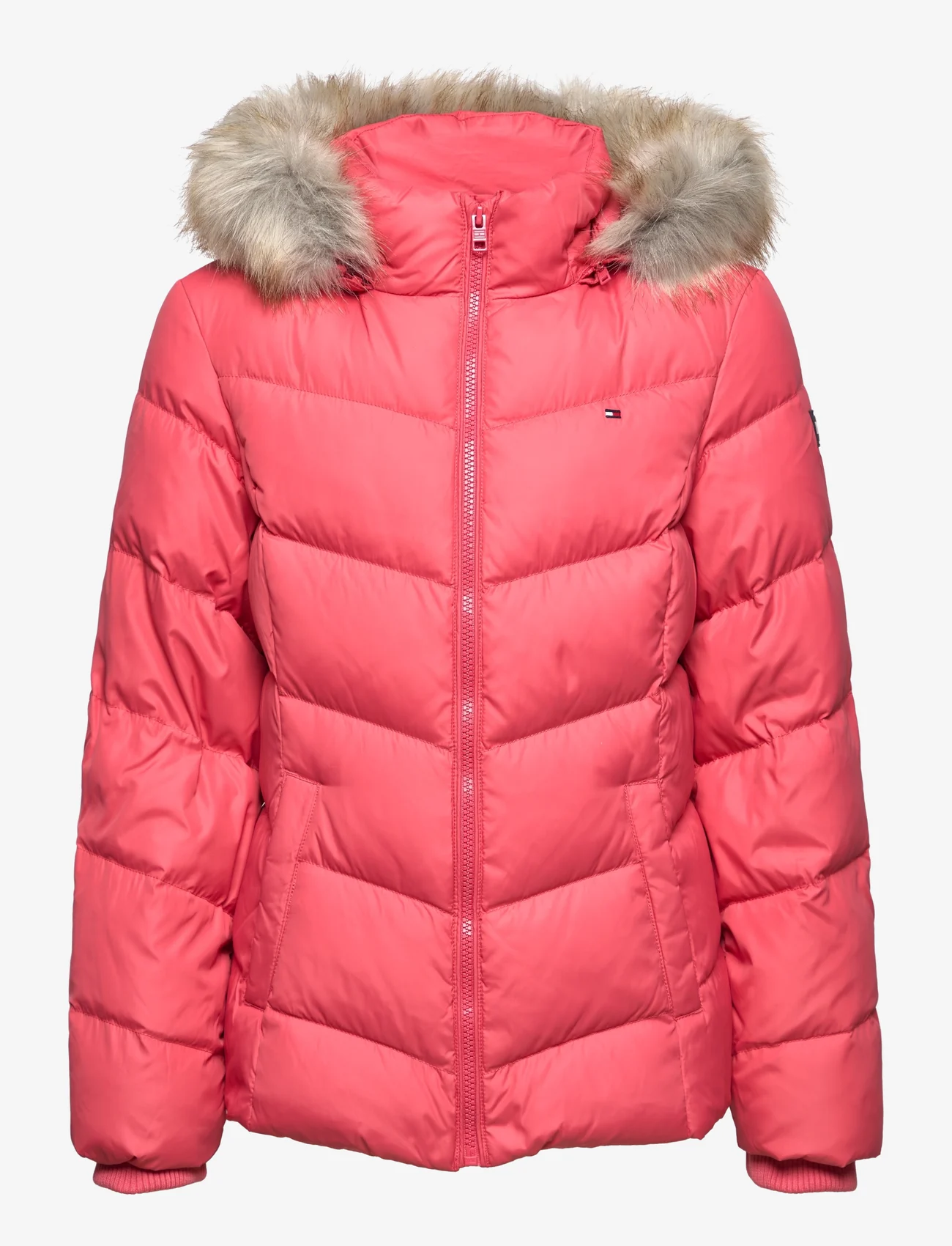 Trives opadgående hjemme Tommy Hilfiger Essential Down Jacket (Empire Pink), 682.05 kr | Stort  udvalg af designer mærker | Booztlet.com