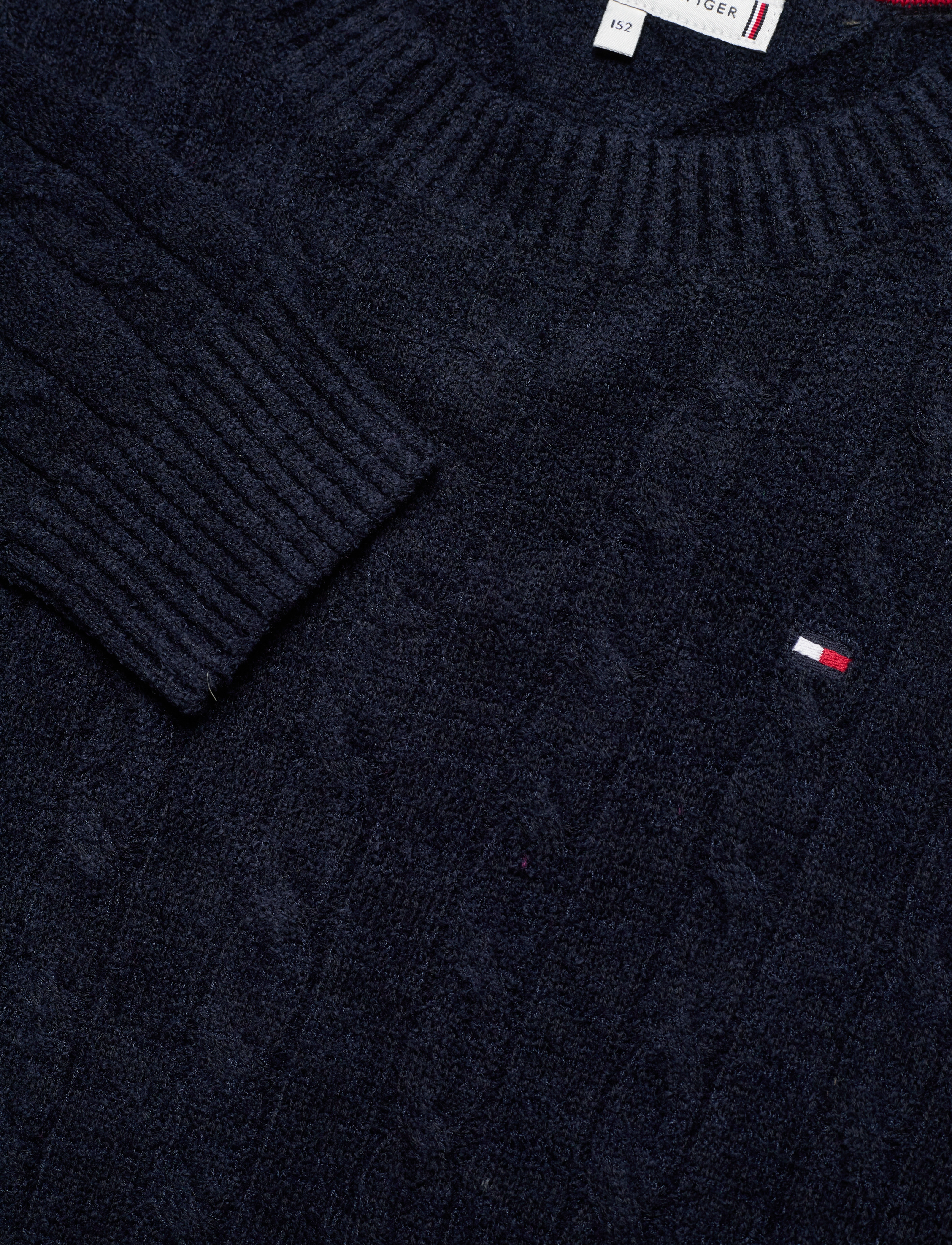 Tommy Hilfiger - CHENILLE CABLE SWEATER - desert sky - 2