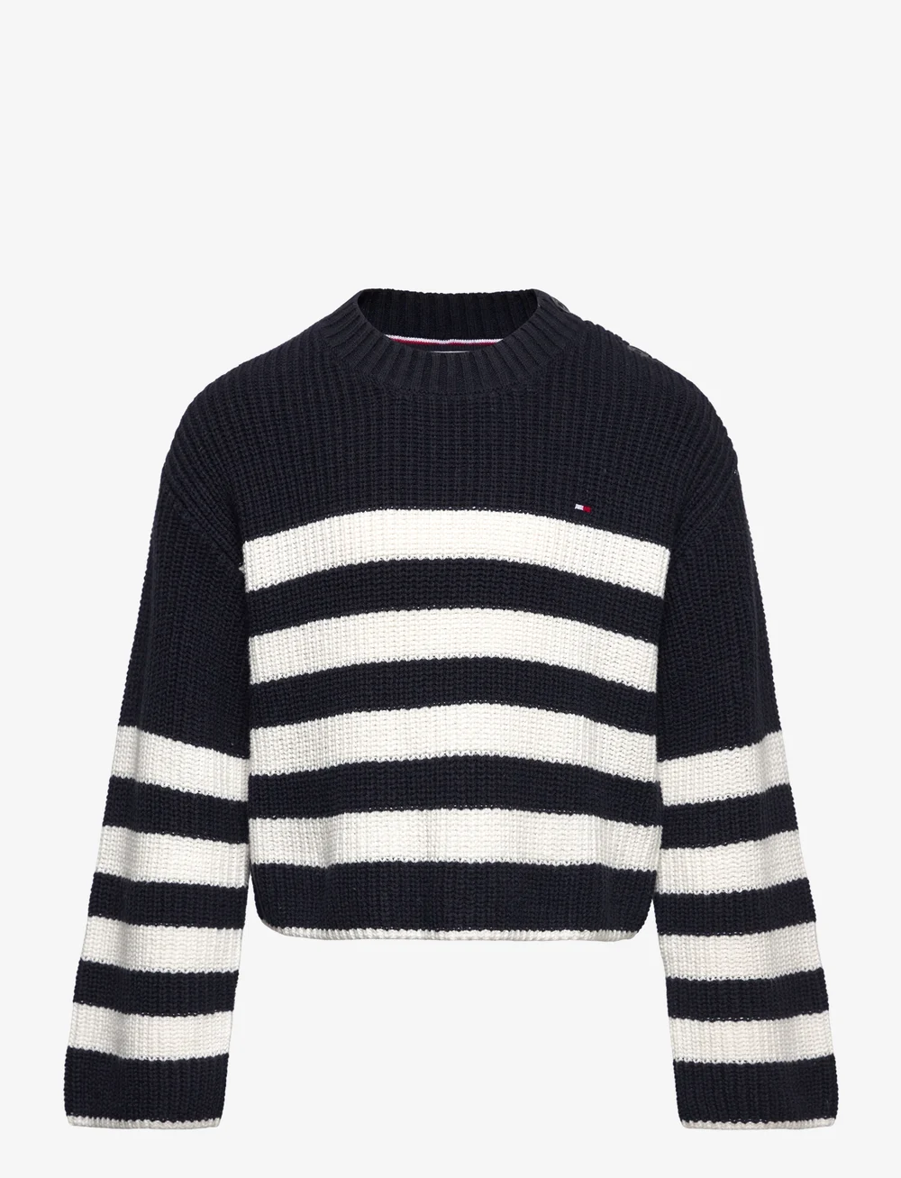 Tommy Hilfiger Nautical Striped Sweater L s tops shop at Booztlet