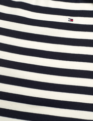 Tommy Hilfiger - OFF SHOULDER STRIPE DRESS S/S - short-sleeved casual dresses - desert sky stripe - 5