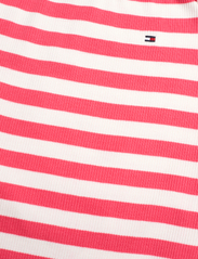 Tommy Hilfiger - OFF SHOULDER STRIPE DRESS S/S - short-sleeved casual dresses - laser pink stripe - 5