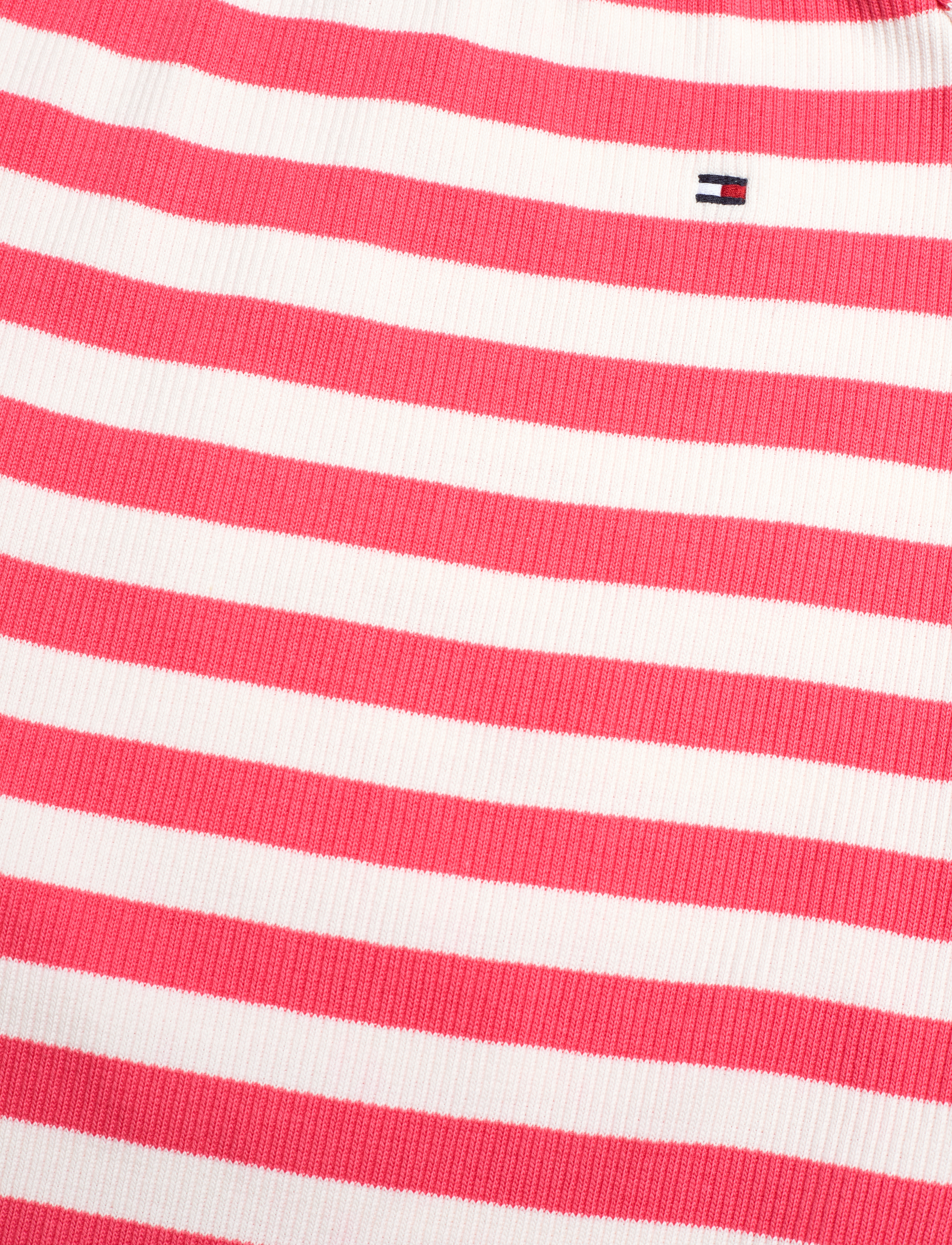 Tommy Hilfiger - OFF SHOULDER STRIPE DRESS S/S - laser pink stripe - 5