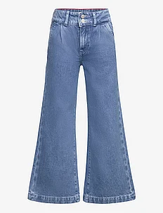 WIDE PLEATED DENIM PANT, Tommy Hilfiger