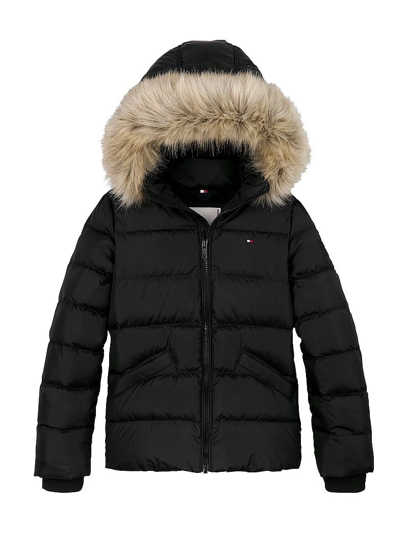 Tommy Hilfiger Essential Down Fur Hood Jacket – puffer padded