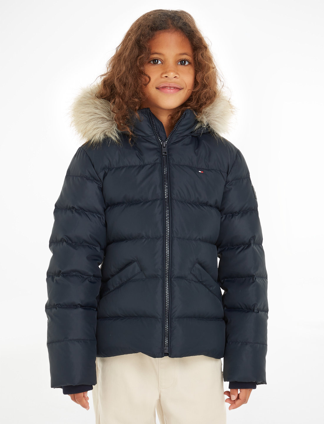 Tommy Hilfiger Essential Down Fur Hood Jacket 110.44 . Buy Puffer Padded from Tommy Hilfiger online at Boozt . Fast delivery and easy returns