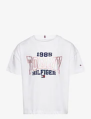 Tommy Hilfiger - TOMMY 1985 VARSITY TEE S/S - kortærmede t-shirts - white - 0