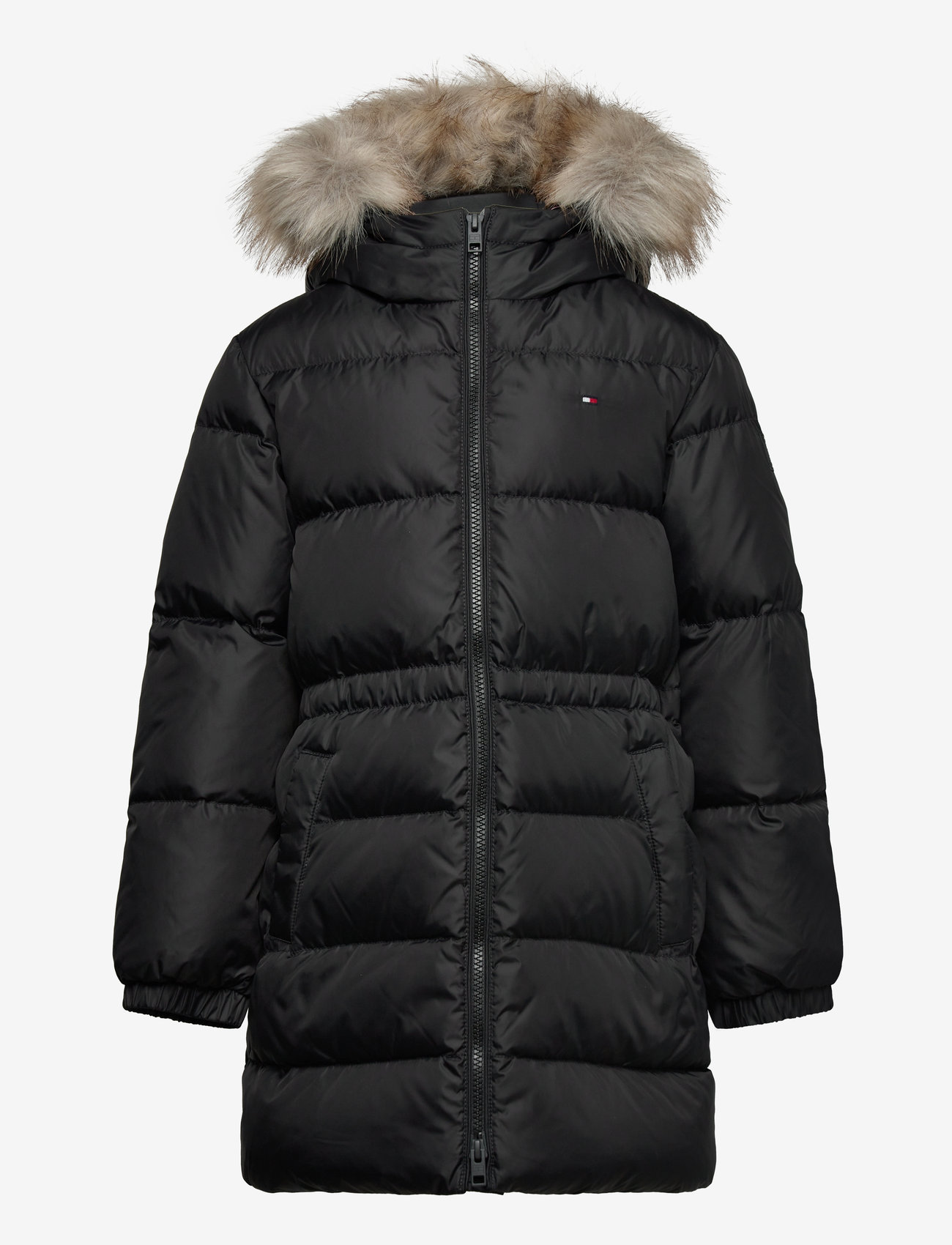Tommy Hilfiger Long Waisted Down Jacket – puffer padded – shop at Booztlet - Main Image