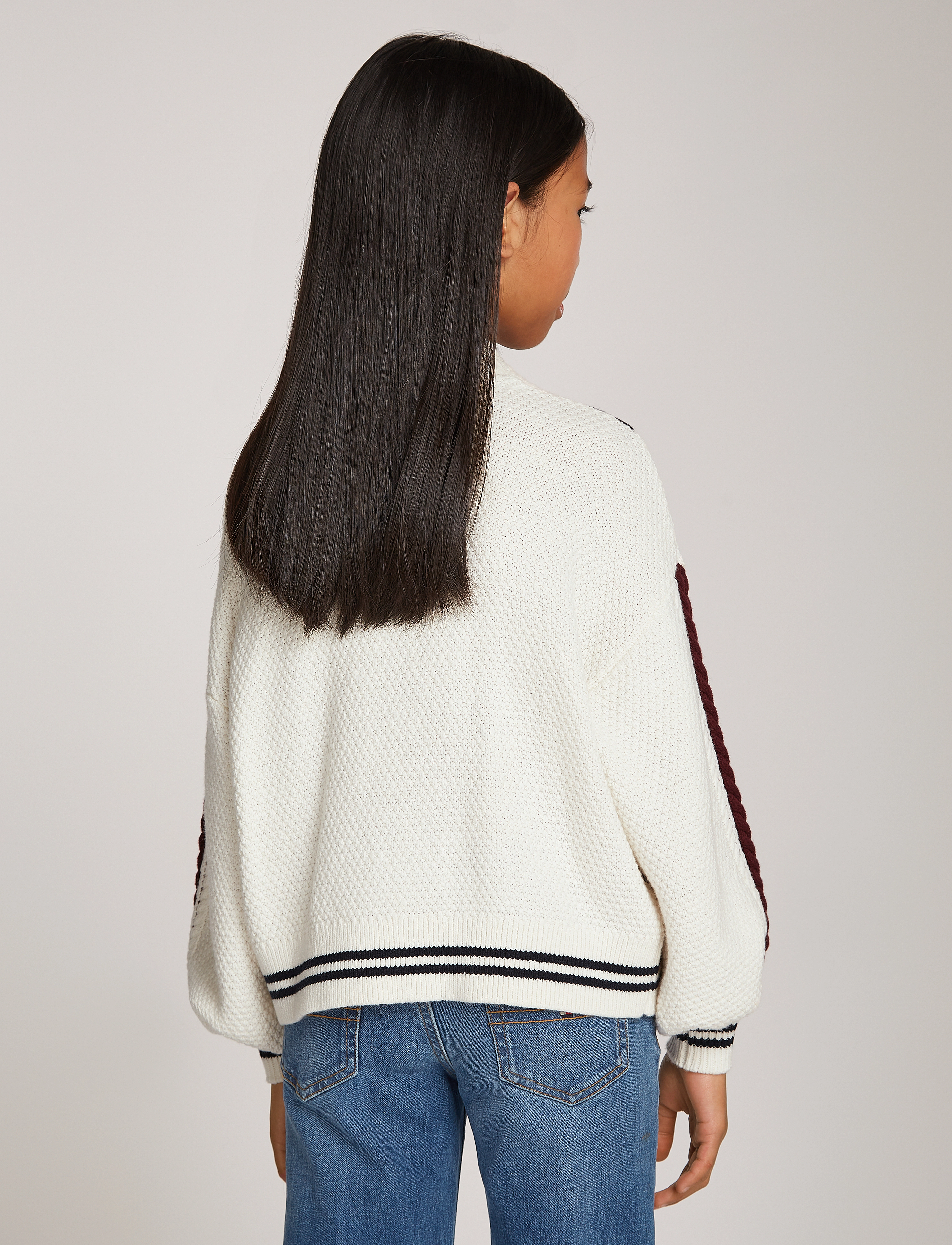 Tommy Hilfiger - CABLE SWEATER - ivory petal - 4