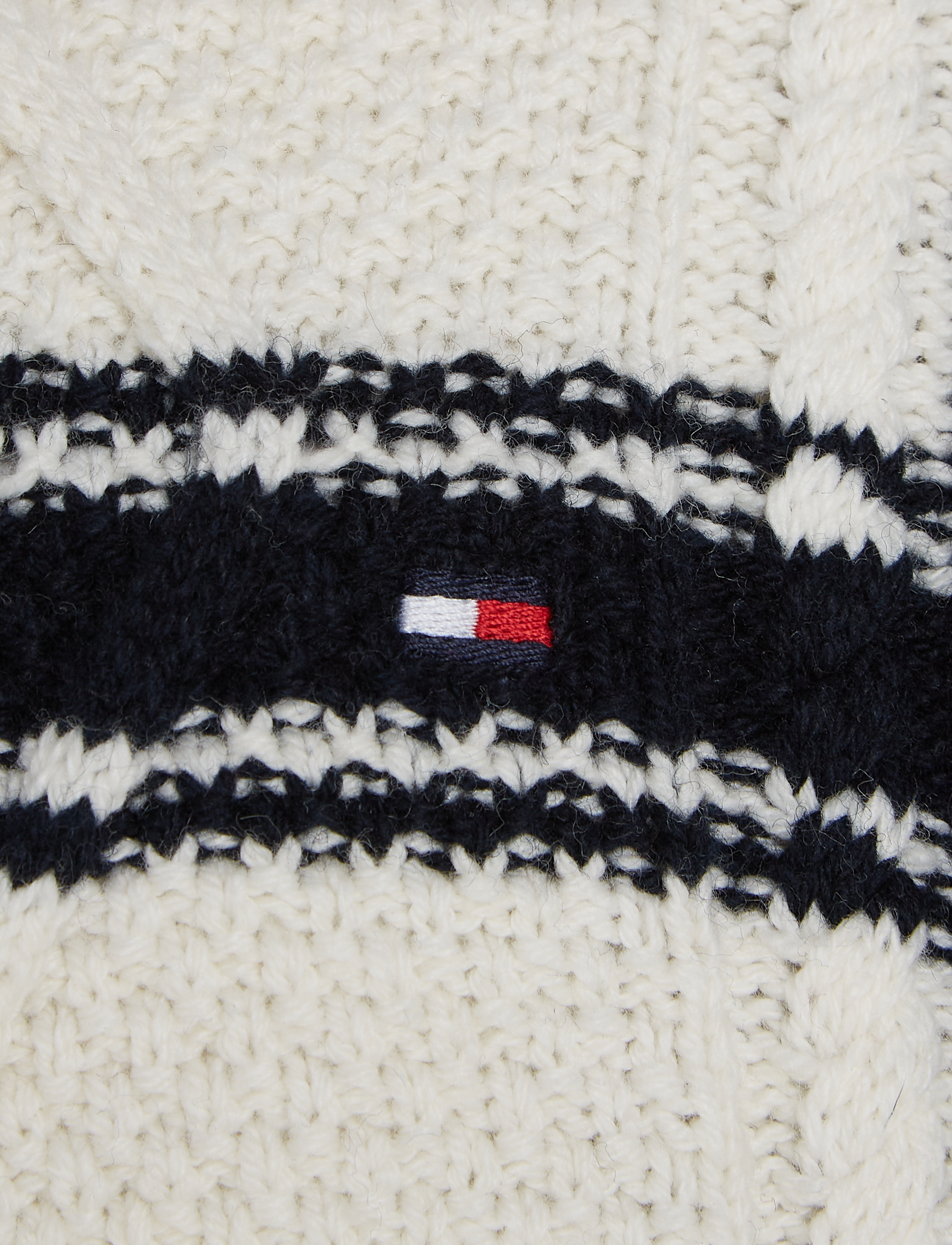 Tommy Hilfiger - CABLE SWEATER - ivory petal - 3