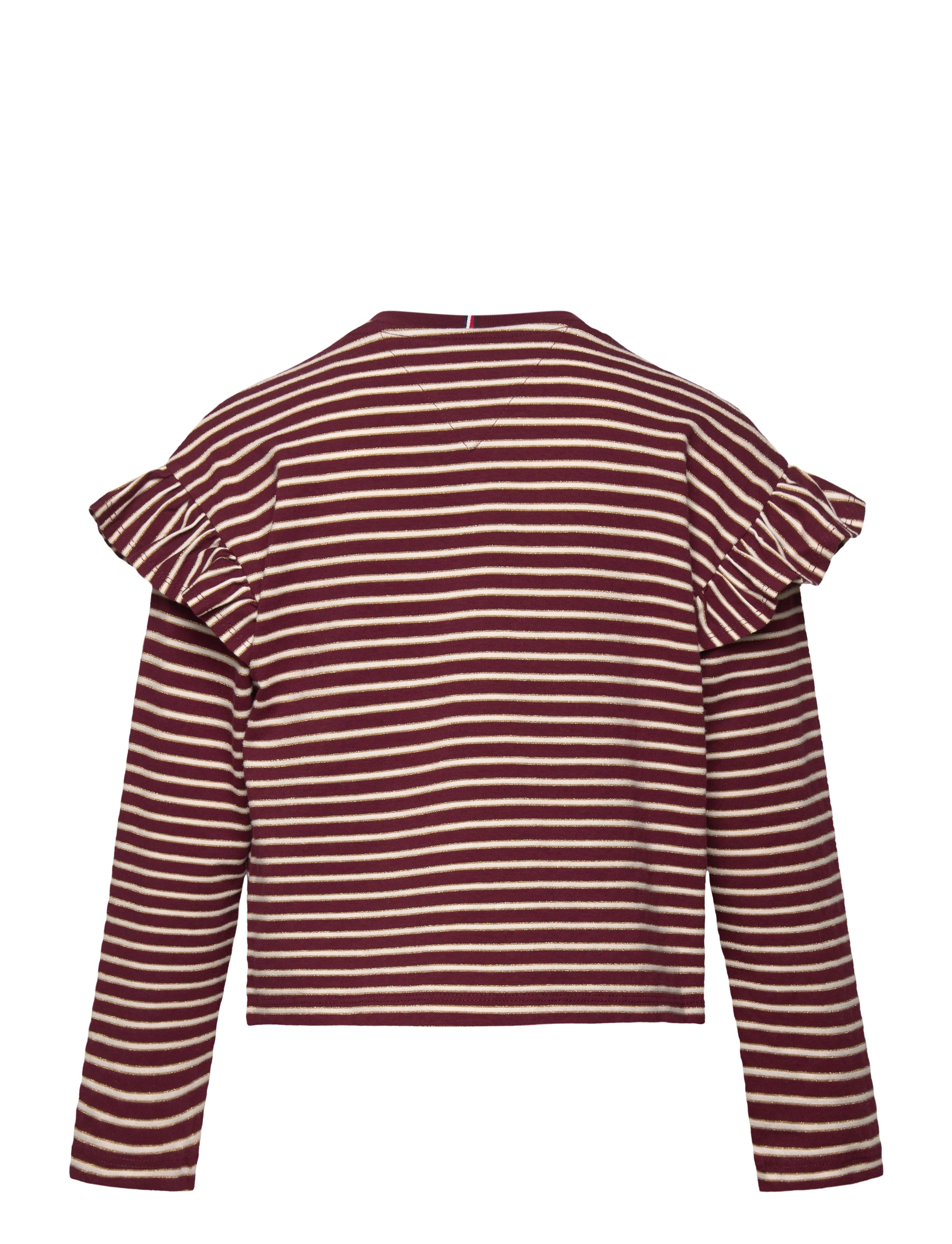 Tommy Hilfiger - STRIPE TEE LS - deep rouge stripe - 3