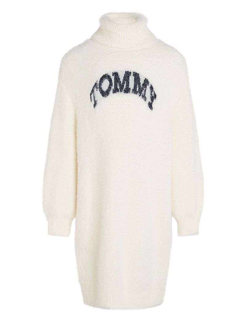 Tommy Hilfiger Tommy Turtleneck Fluffy Dress Ls – casual jurken