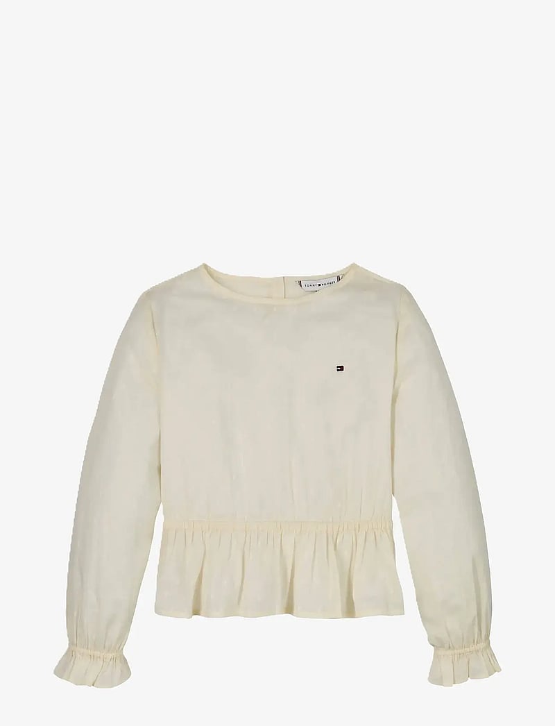 Tommy Hilfiger - DOBBY BLOUSE LS - blusen & tuniken - calico - 1