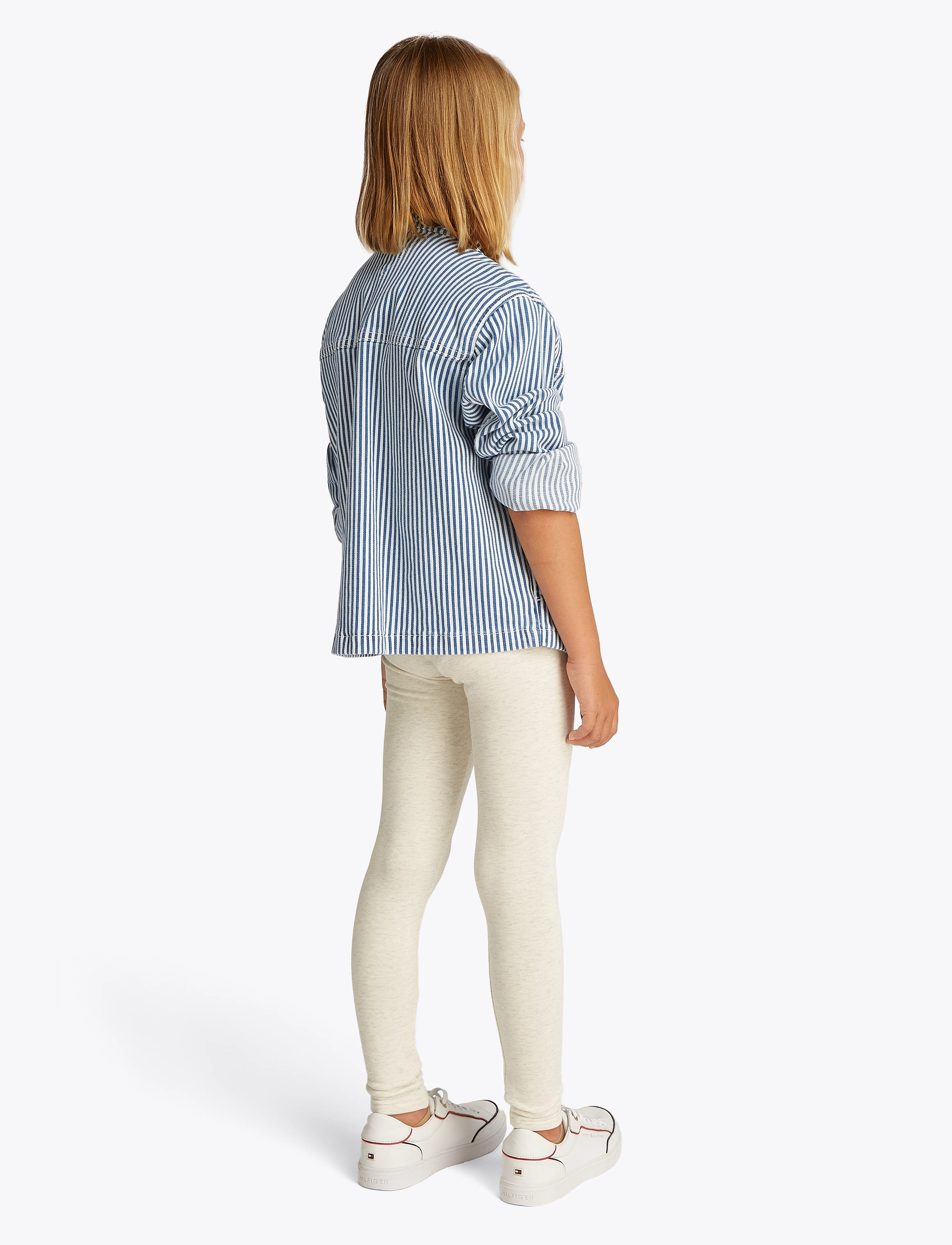 Tommy Hilfiger - DENIM OVERSHIRT STRIPE - pealissärgid - stripe - 4