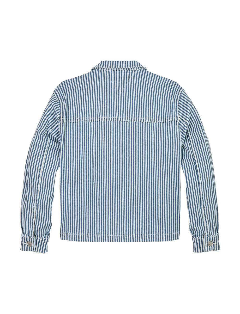 Tommy Hilfiger - DENIM OVERSHIRT STRIPE - overshirts - stripe - 5