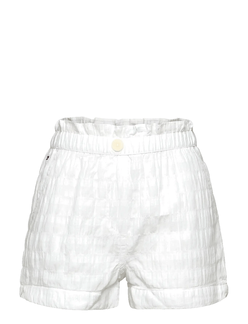 Tommy Hilfiger - TEXTURED COTTON SHORT - casual shorts - white - 1