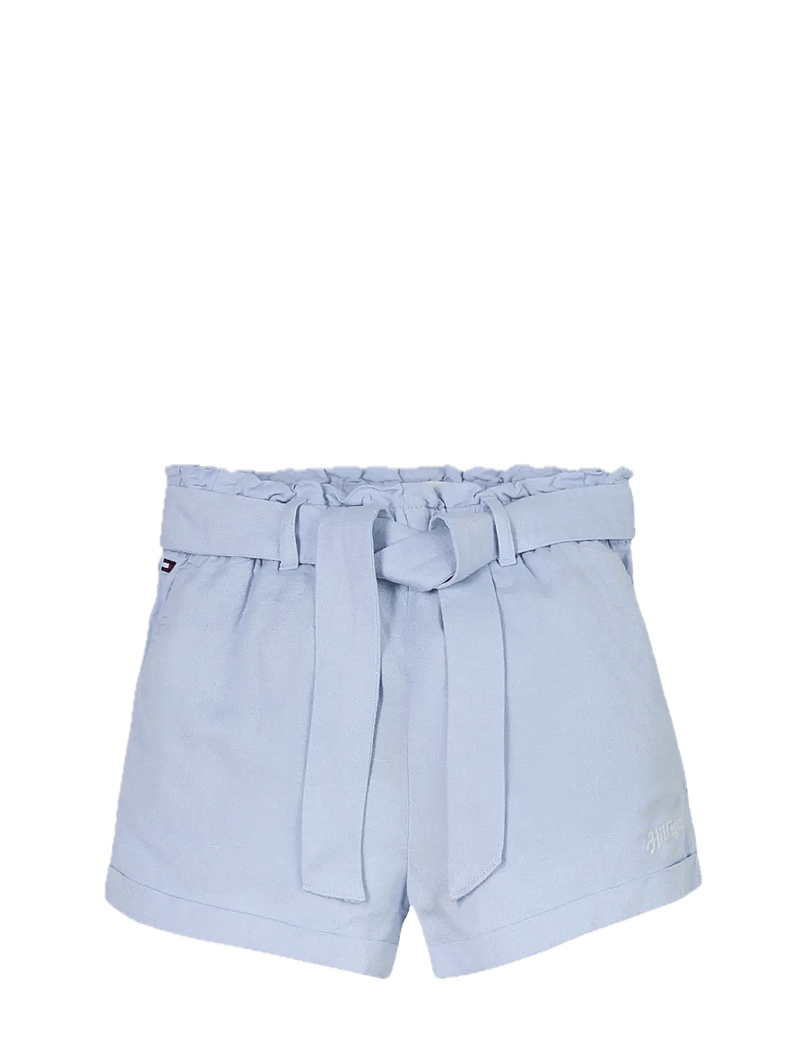 Tommy Hilfiger - LINEN PULL ON SHORT - casual shorts - breezy blue - 1
