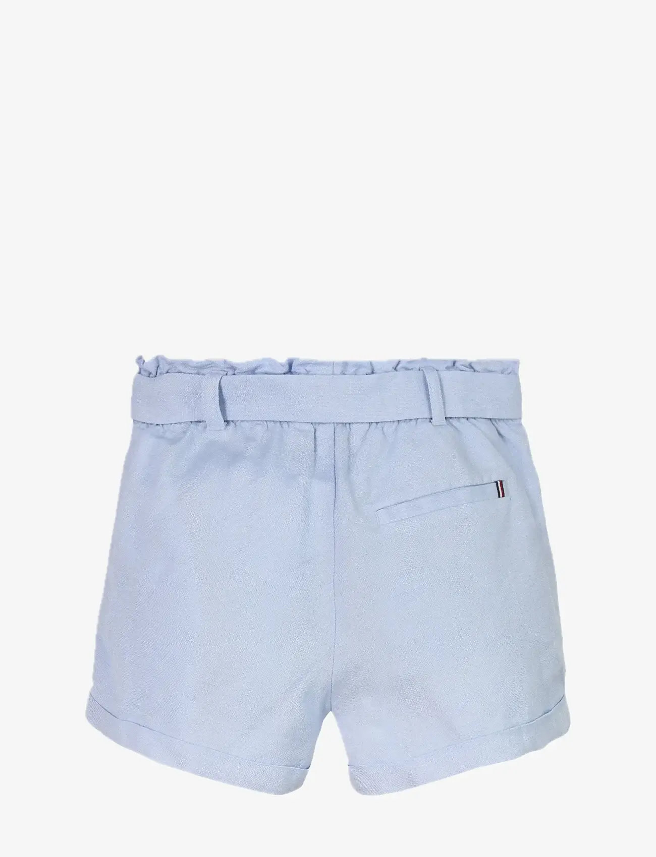 Tommy Hilfiger - LINEN PULL ON SHORT - casual shorts - breezy blue - 2