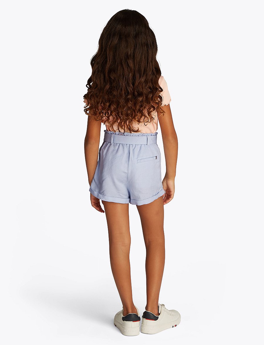 Tommy Hilfiger - LINEN PULL ON SHORT - casual shorts - breezy blue - 5