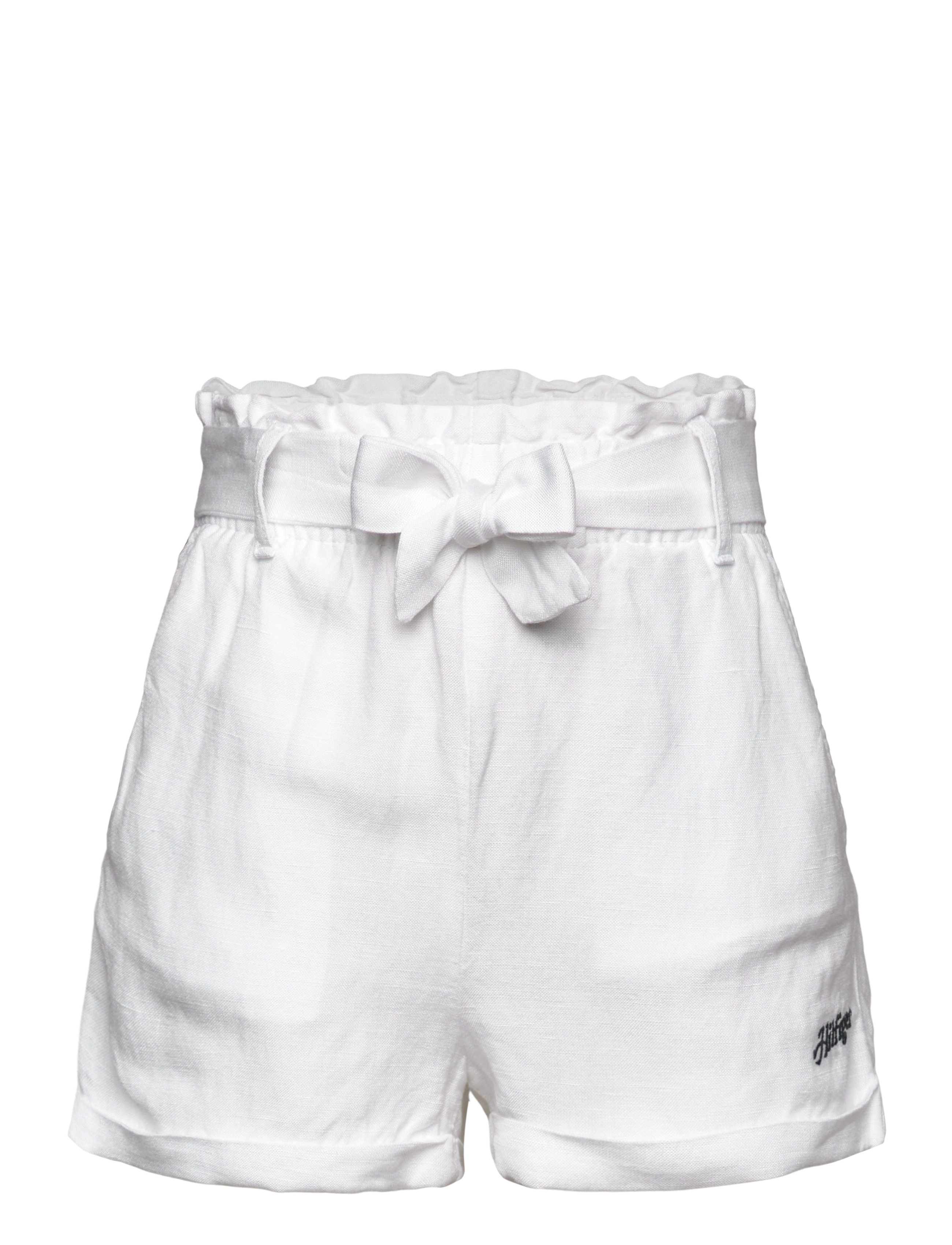 TOMMY HILFIGER Linen Pull On Kurz Weiß - 176 - Kinder