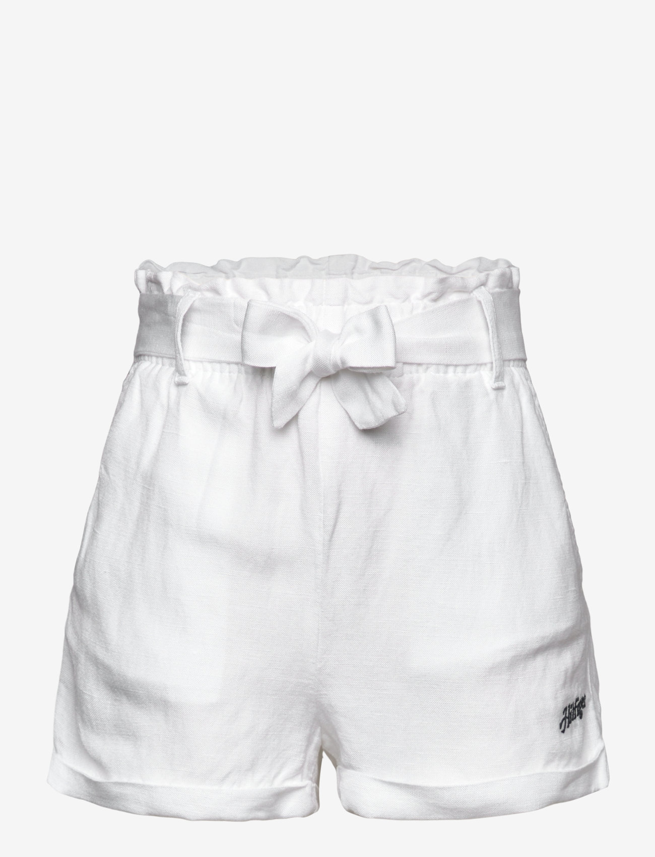 Tommy Hilfiger - LINEN PULL ON SHORT - casual shorts - white - 0