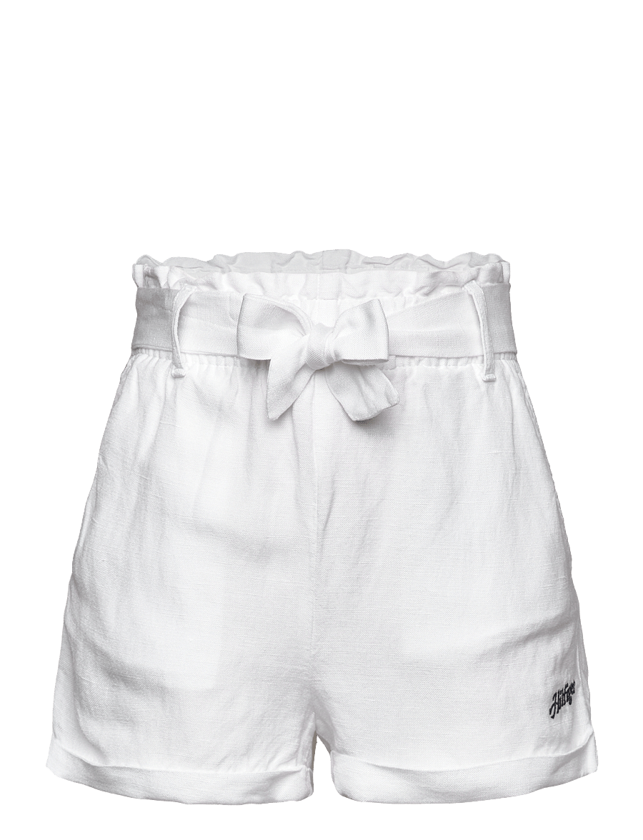 Tommy Hilfiger - LINEN PULL ON SHORT - casual shorts - white - 0