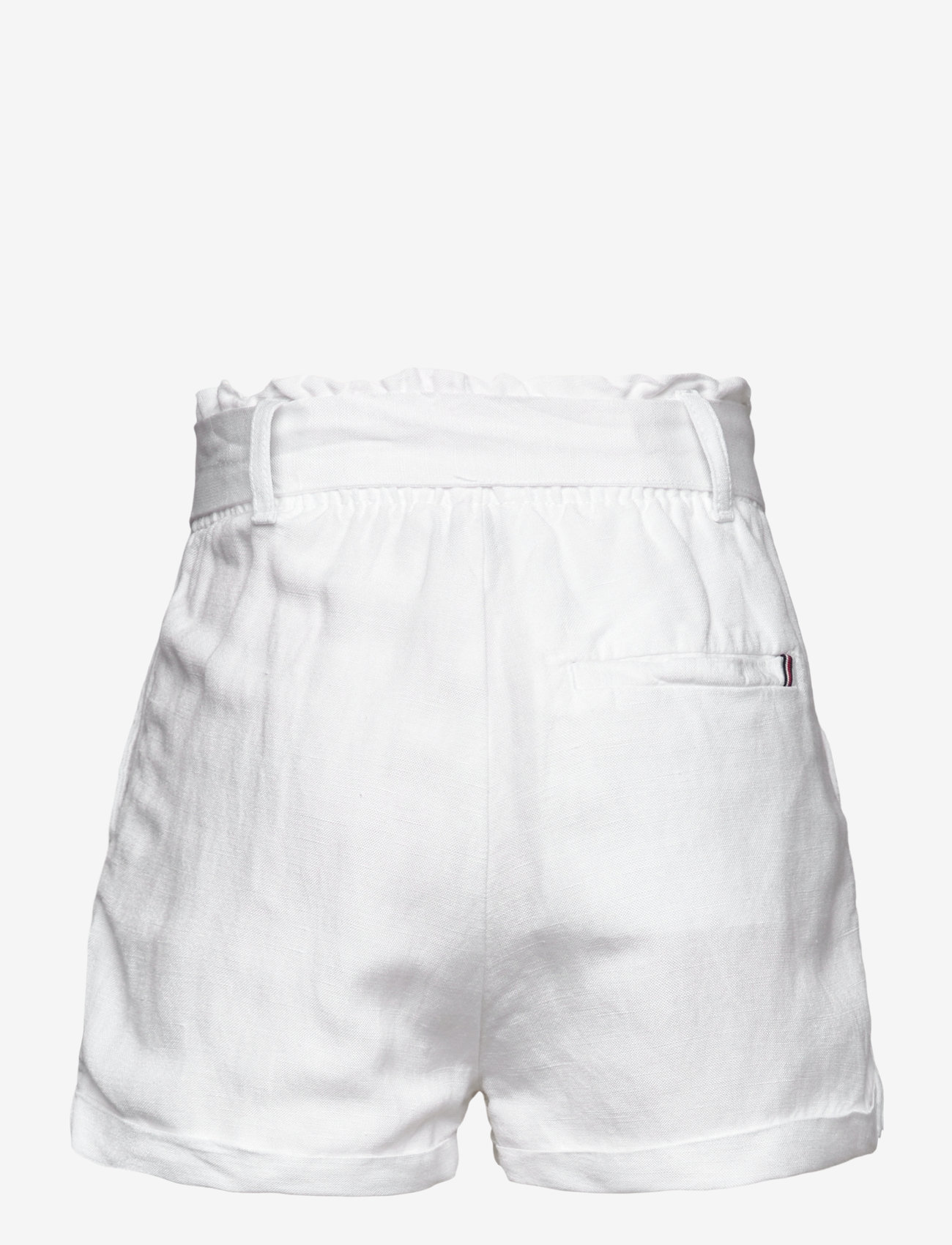 Tommy Hilfiger - LINEN PULL ON SHORT - casual shorts - white - 1