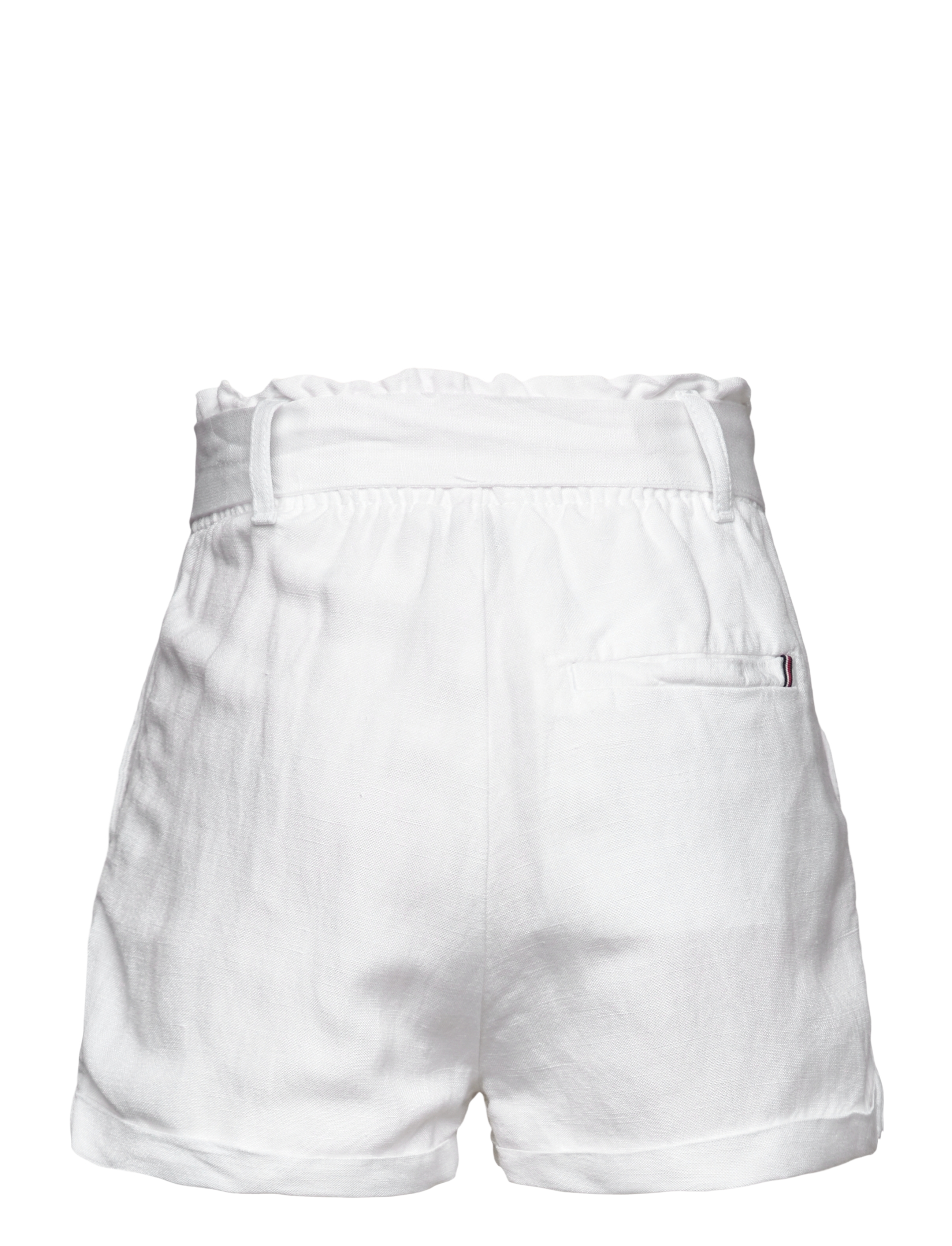 Tommy Hilfiger - LINEN PULL ON SHORT - casual shorts - white - 1