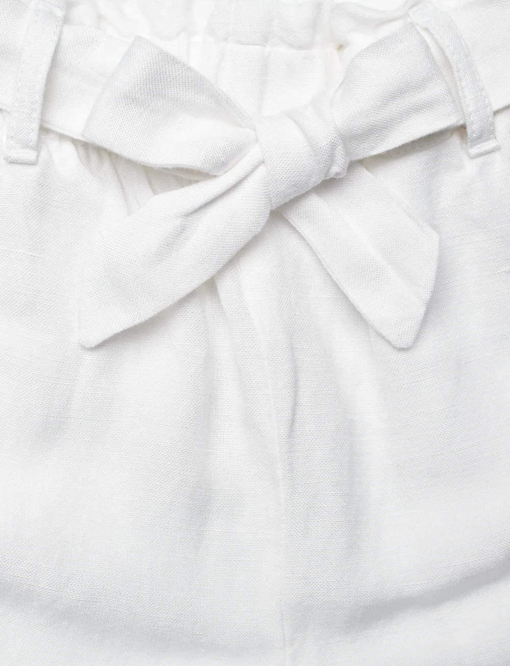 Tommy Hilfiger - LINEN PULL ON SHORT - casual shorts - white - 5