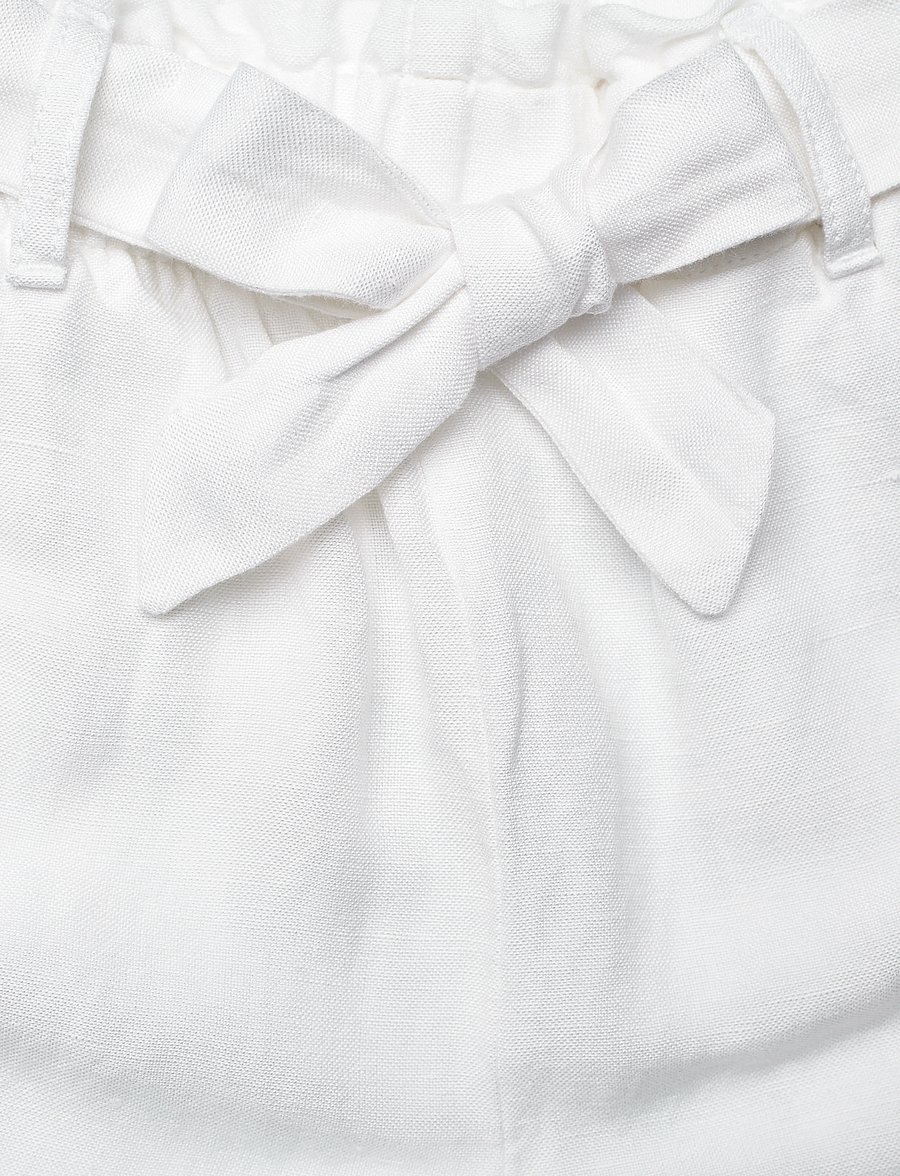 Tommy Hilfiger - LINEN PULL ON SHORT - casual shorts - white - 5
