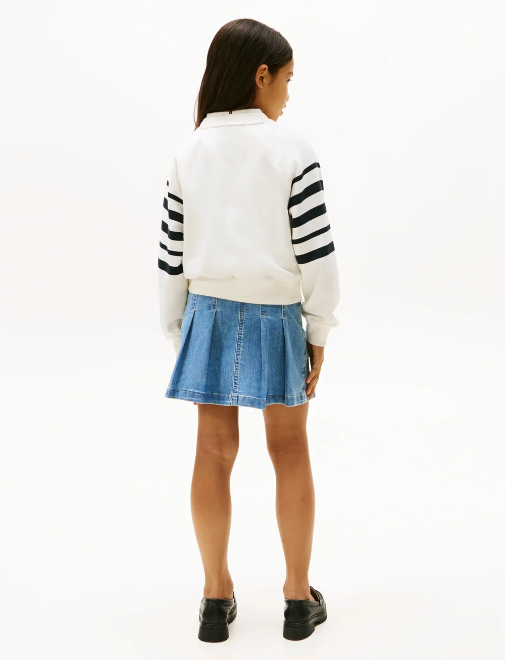 Tommy Hilfiger - TOMMY SCRIPT CN SWEATSHIRT - sweatshirts - dark night navy stripe - 3