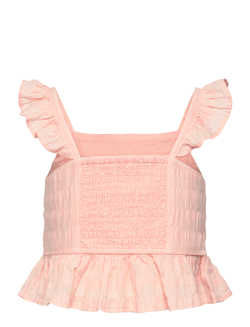 Tommy Hilfiger - TEXTURED COTTON TOP SLVLS - blusar & tunikor - coral ice - 2