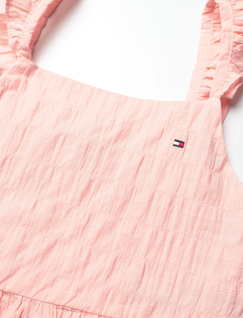 Tommy Hilfiger - TEXTURED COTTON TOP SLVLS - blusar & tunikor - coral ice - 4