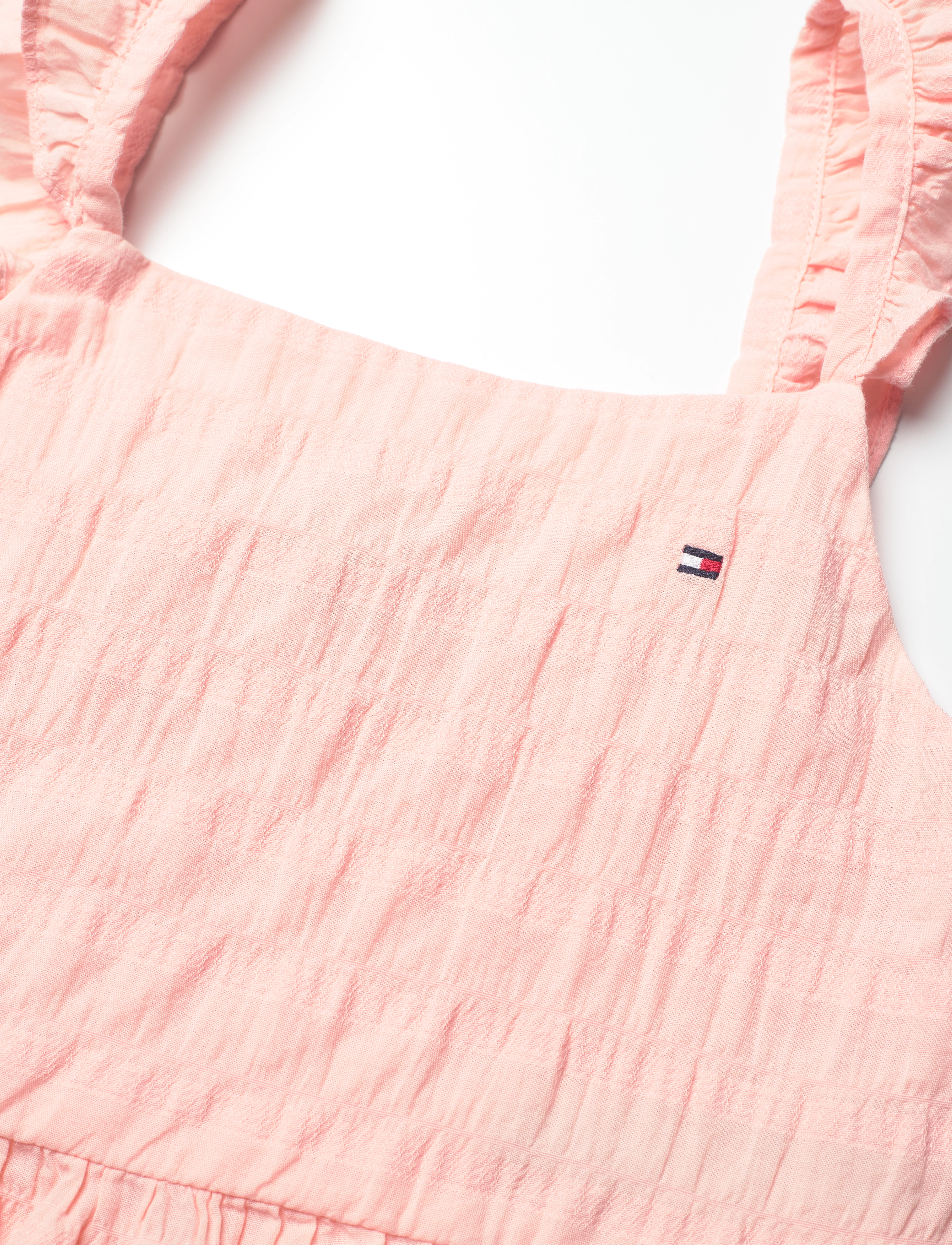 Tommy Hilfiger - TEXTURED COTTON TOP SLVLS - bluser & tunikaer - coral ice - 4