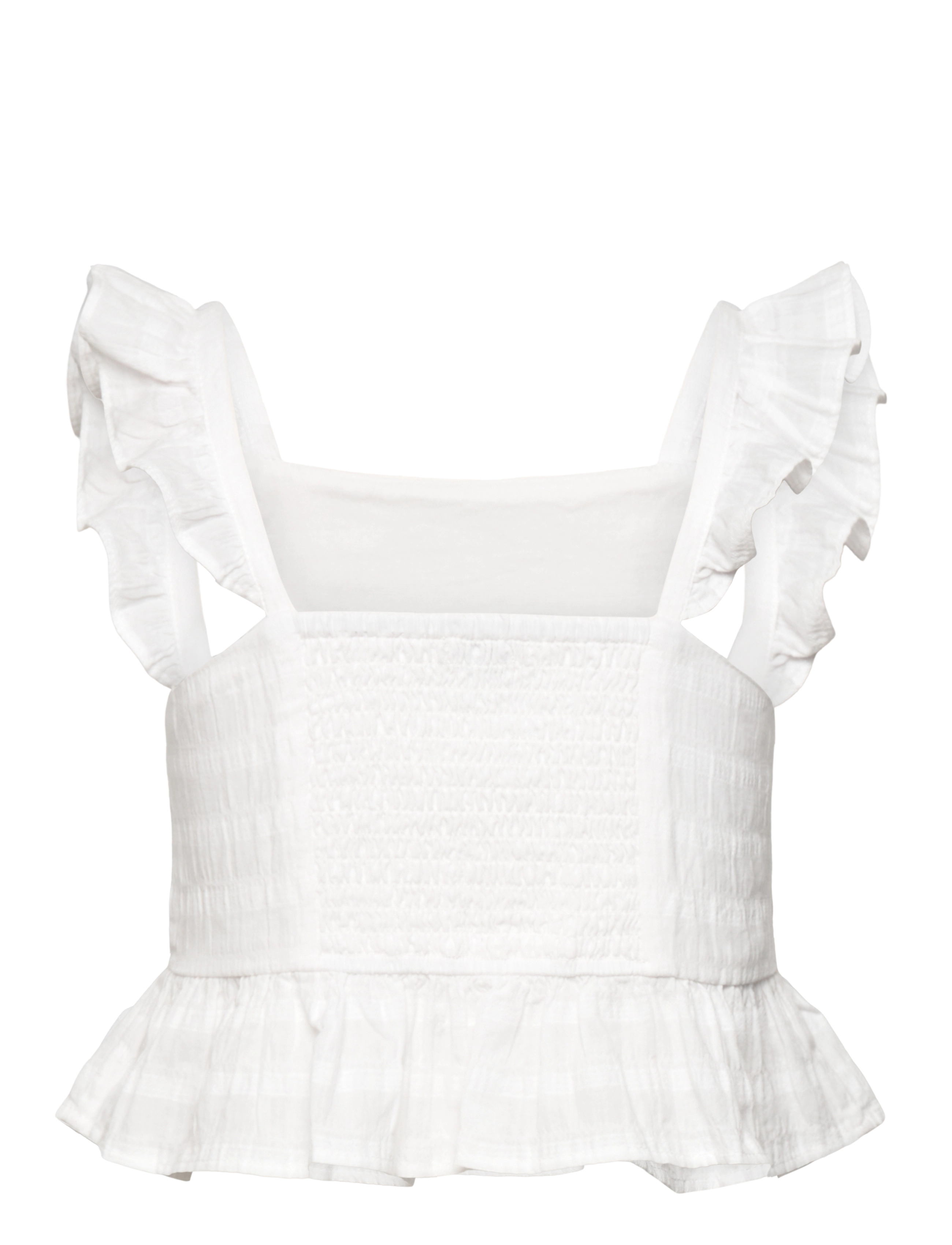 Tommy Hilfiger - TEXTURED COTTON TOP SLVLS - blusen & tuniken - white - 2