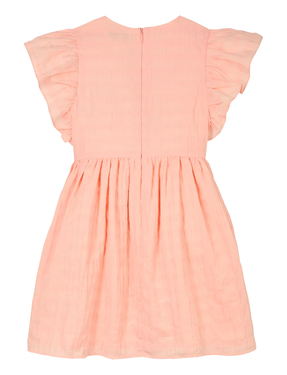 Tommy Hilfiger - TEXTURED COTTON DRESS SS - kortærmede hverdagskjoler - coral ice - 2