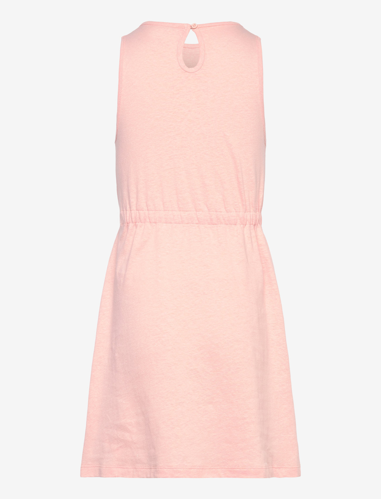 Tommy Hilfiger - LINEN JERSEY DRESS SLVLS - hihattomat arkimekot - coral ice - 2