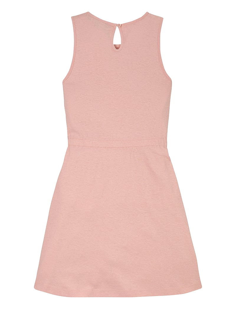 Tommy Hilfiger - LINEN JERSEY DRESS SLVLS - hihattomat arkimekot - coral ice - 3