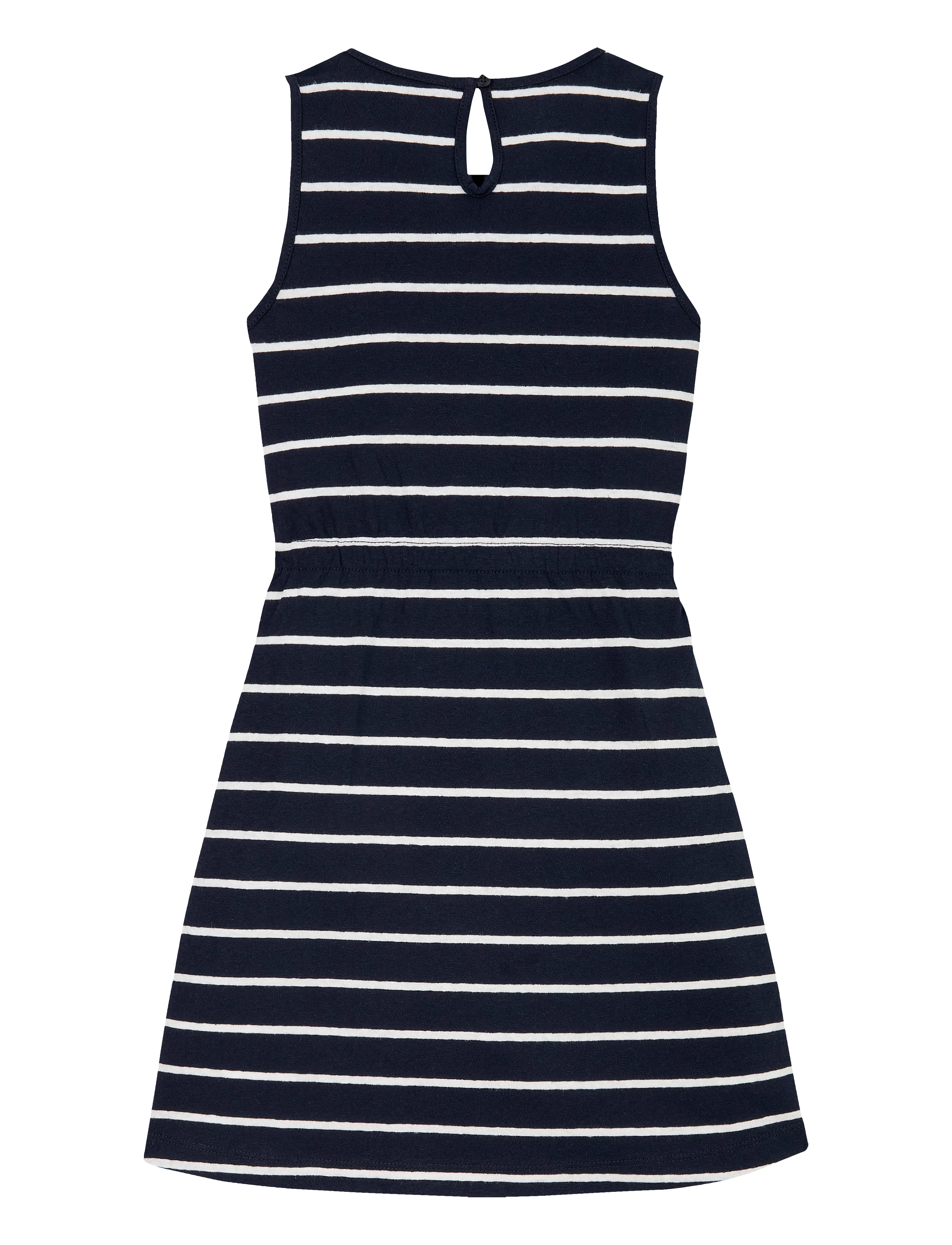 Tommy Hilfiger - LINEN JERSEY DRESS SLVLS - laisvalaikio suknelės be rankovių - dark night navy stripes - 3