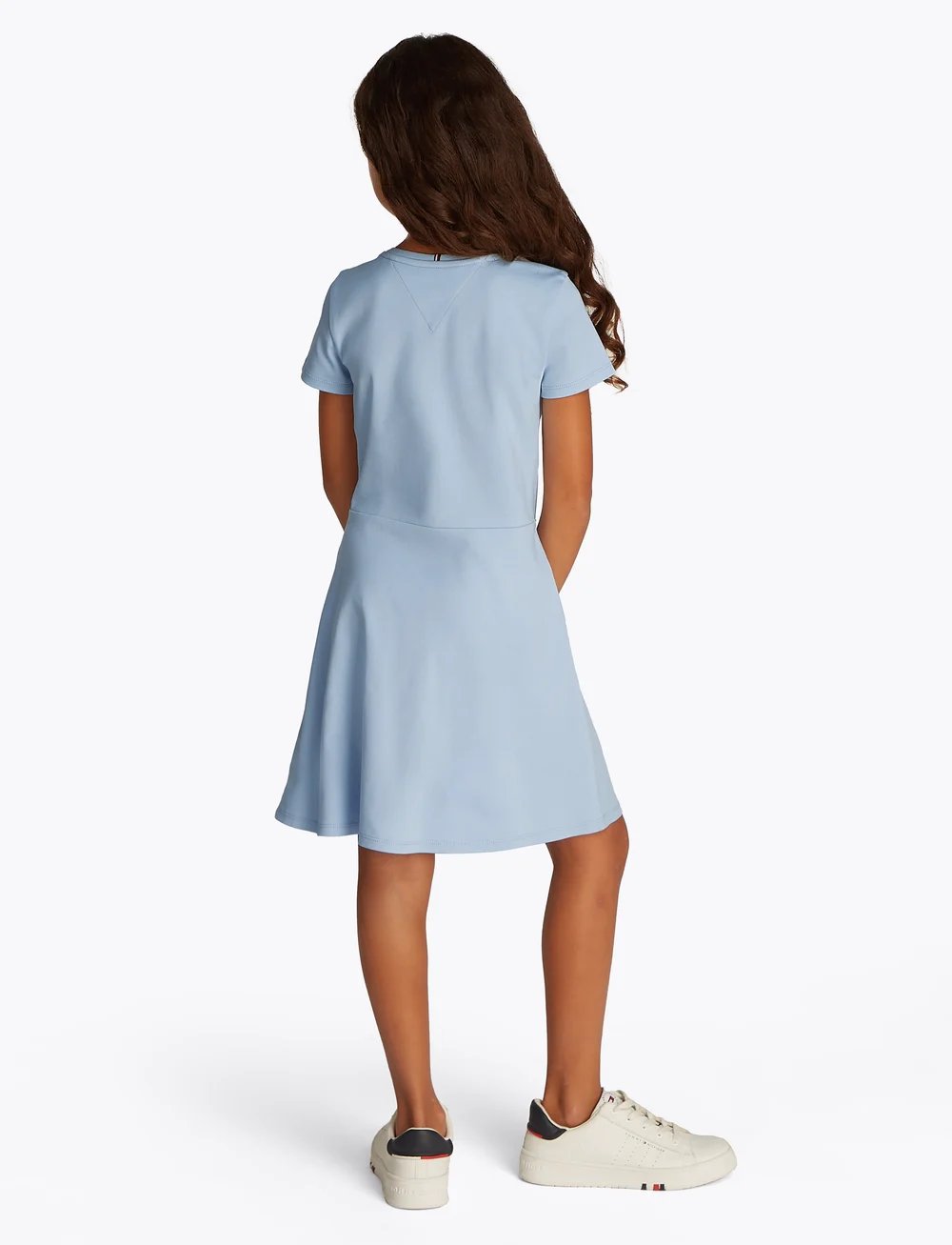 Tommy Hilfiger - ESSENTIAL SKATER DRESS SS - kortærmede hverdagskjoler - breezy blue - 3