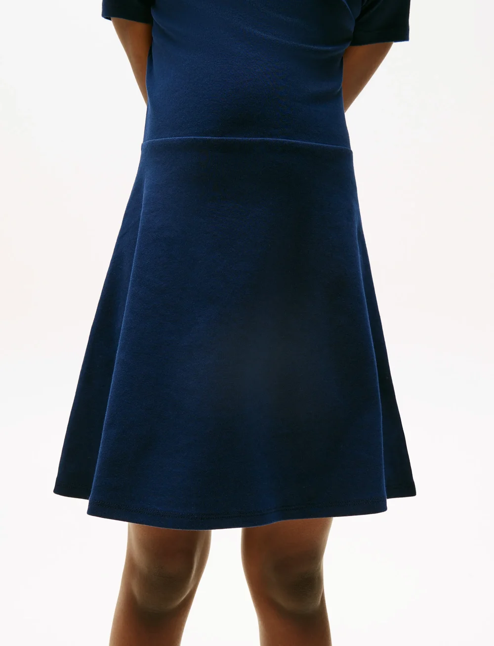 Tommy Hilfiger - ESSENTIAL SKATER DRESS SS - kortärmade vardagsklänningar - dark night navy - 5