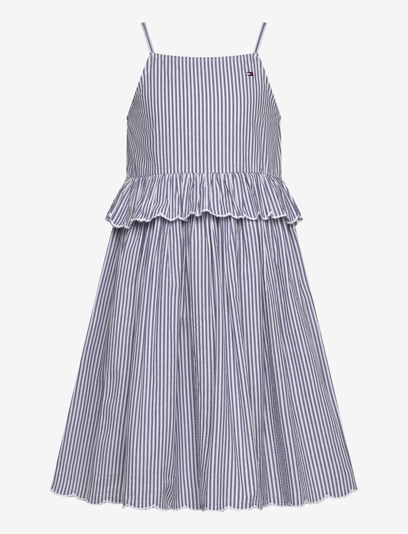 Tommy Hilfiger - STRIPED STRAP DRESS SLVLS - Ærmeløse hverdagskjoler - dark night navy stripes - 1