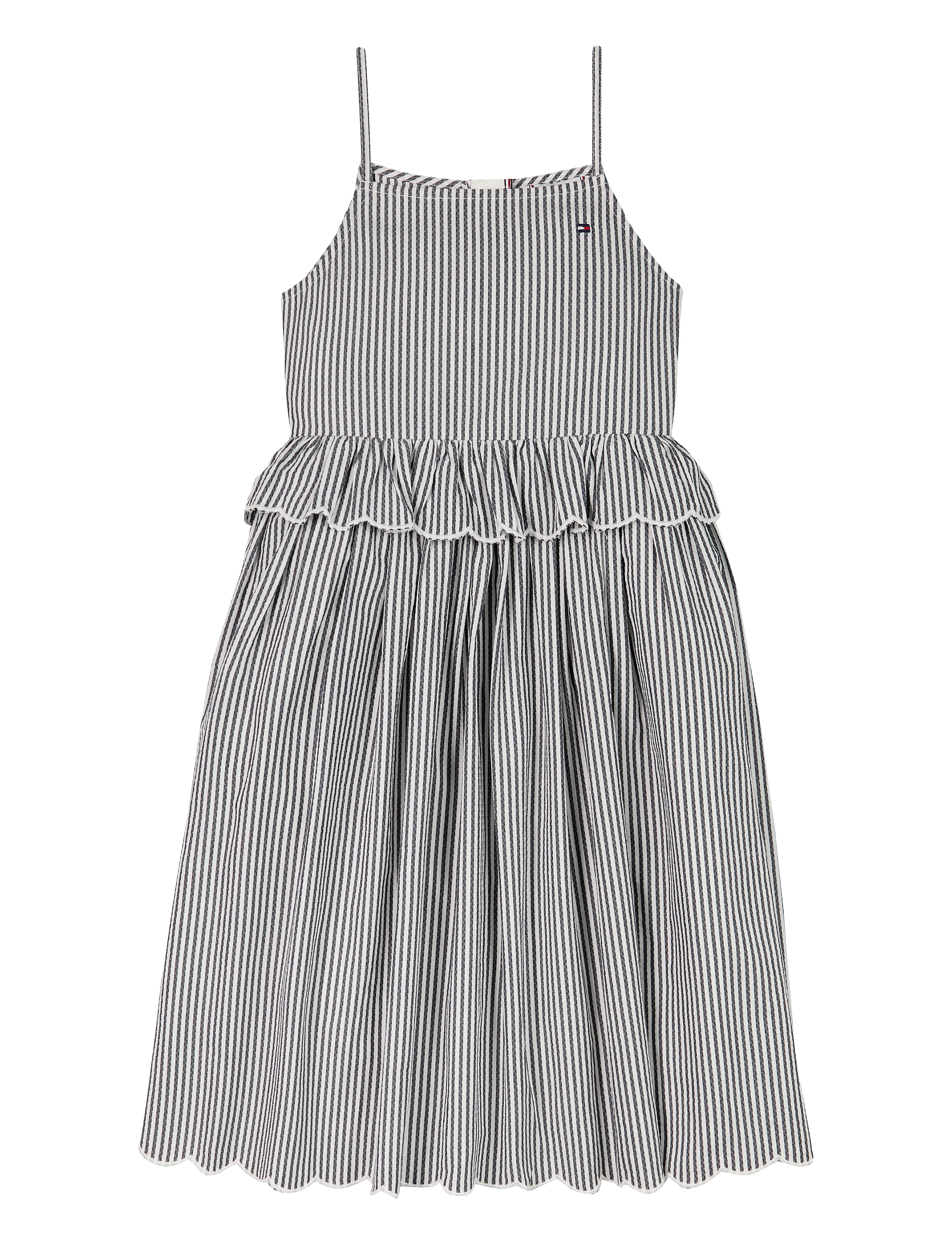 Tommy Hilfiger STRIPED STRAP DRESS SLVLS - Klänningar & Kjolar - DARK NIGHT NAVY STRIPES / blue