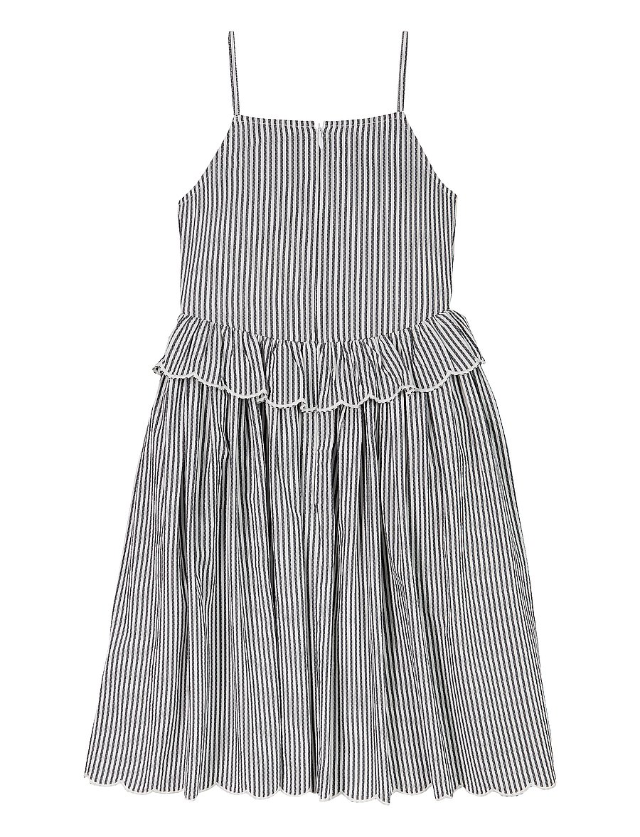 Tommy Hilfiger - STRIPED STRAP DRESS SLVLS - casual jurken zonder mouwen - dark night navy stripes - 3