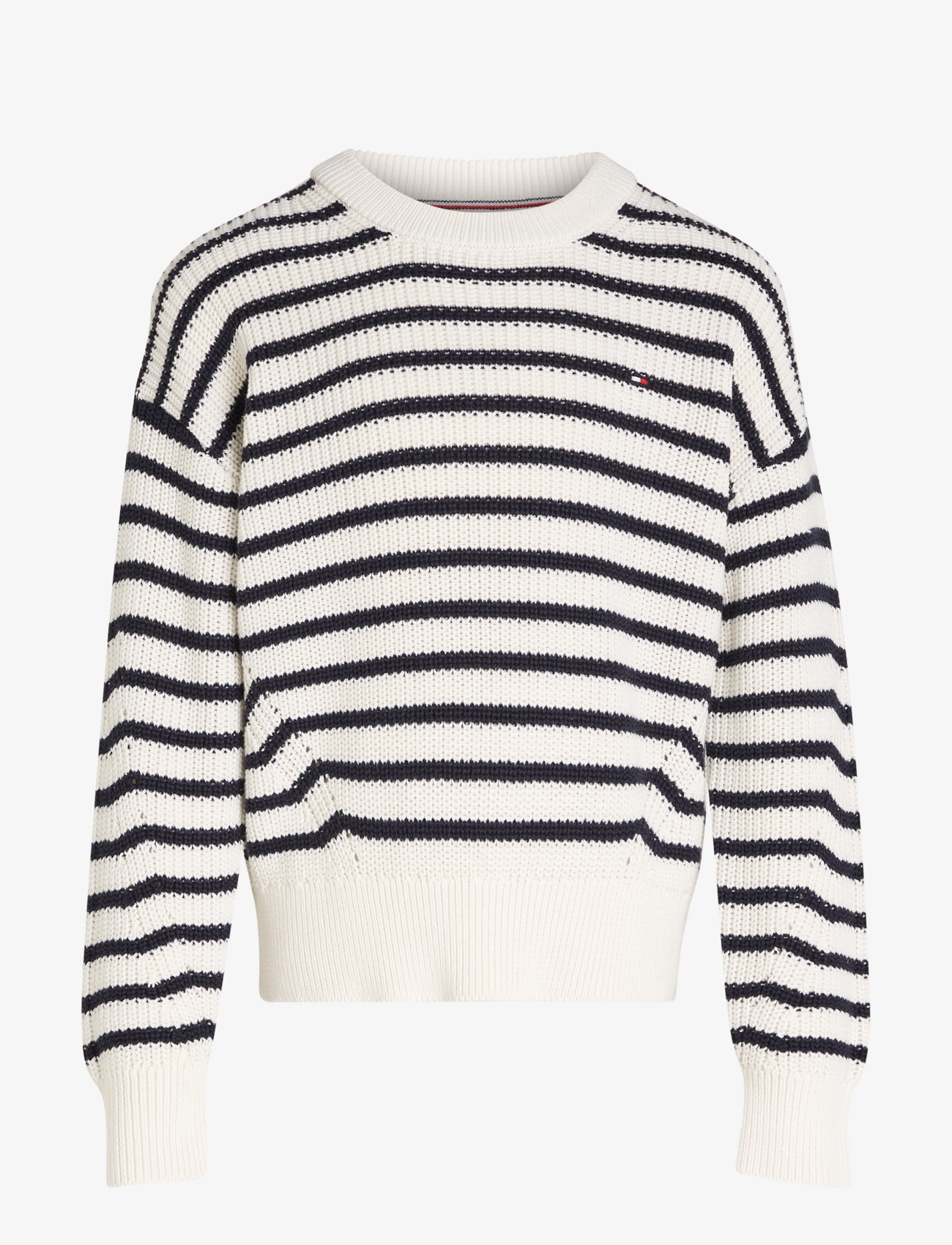 Tommy Hilfiger - ESSENTIAL STRIPE SWEATER - ancient white desert sky stripe - 1